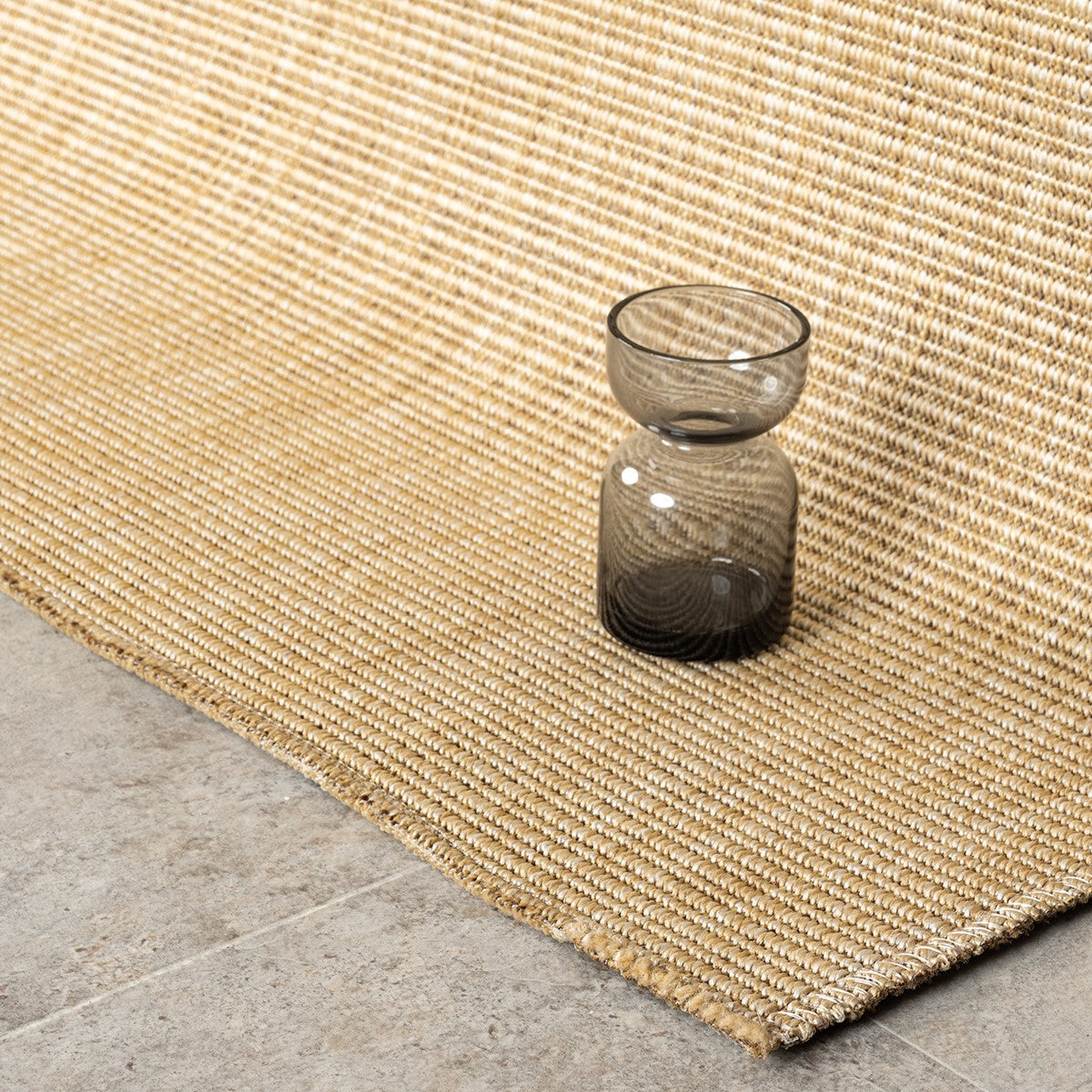 Düz Jüt Görünümlü Hasır Dokulu Modern Halı-Pera Halı