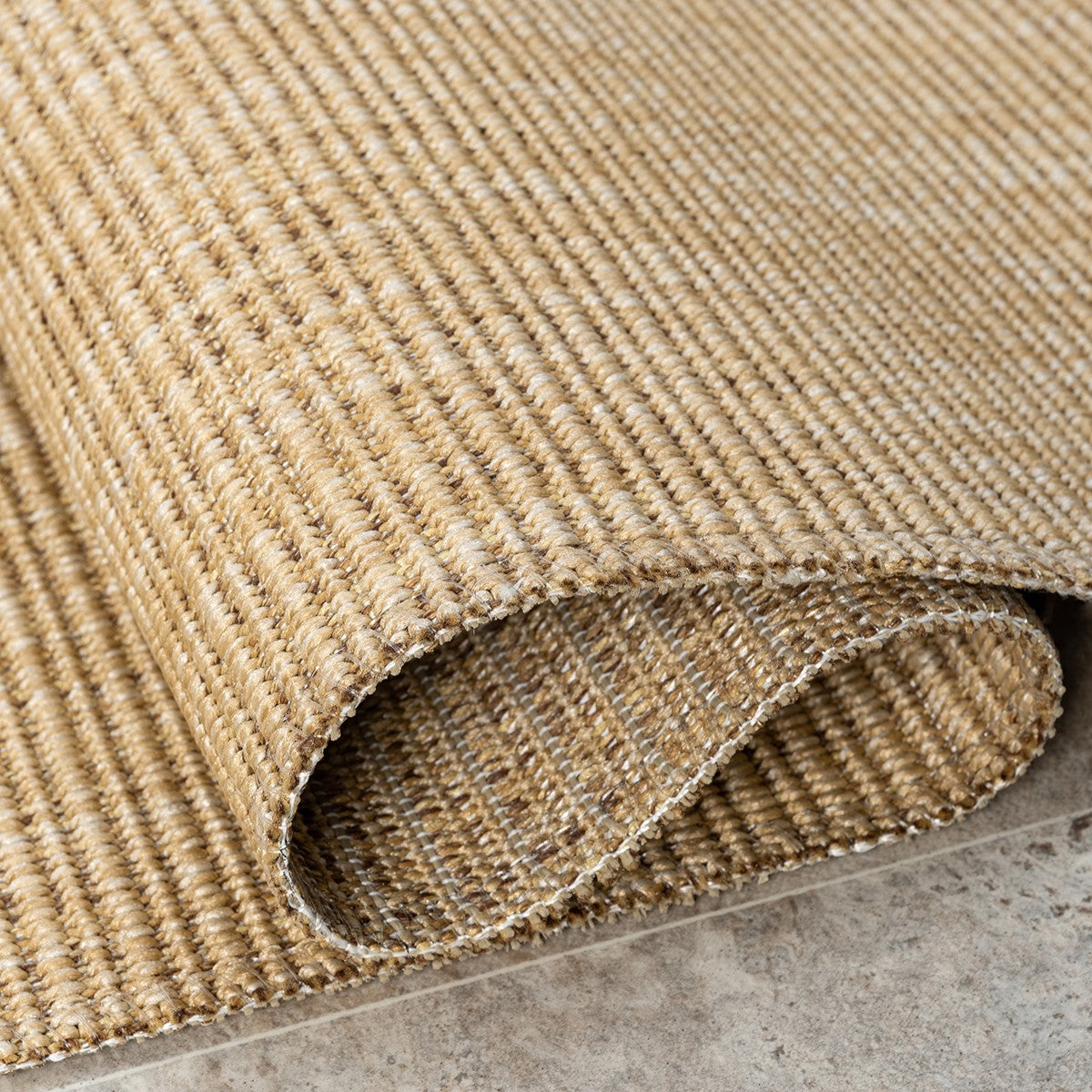 Düz Jüt Görünümlü Hasır Dokulu Modern Halı-Pera Halı