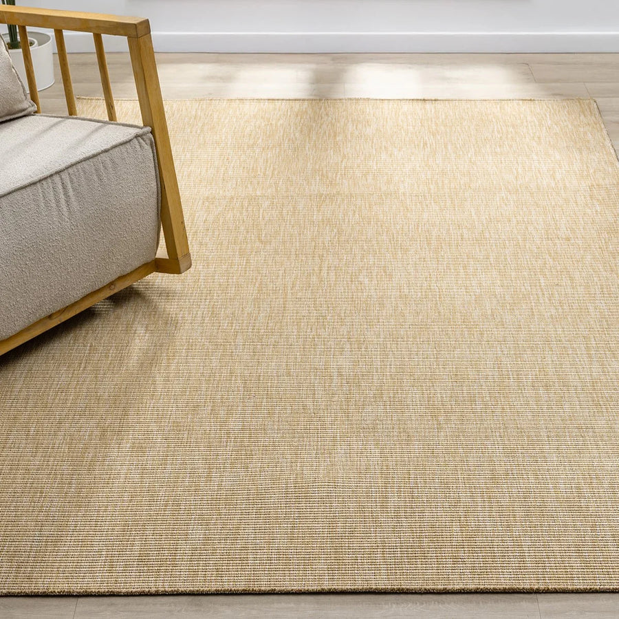 Plain Jute Look Wicker Textured Modern Carpet