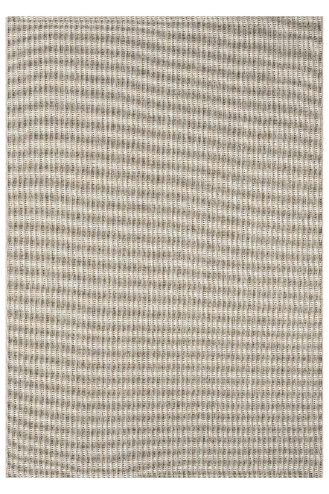 Düz Krem Bej Dokuma Görünümlü Modern Halı-Pera Halı