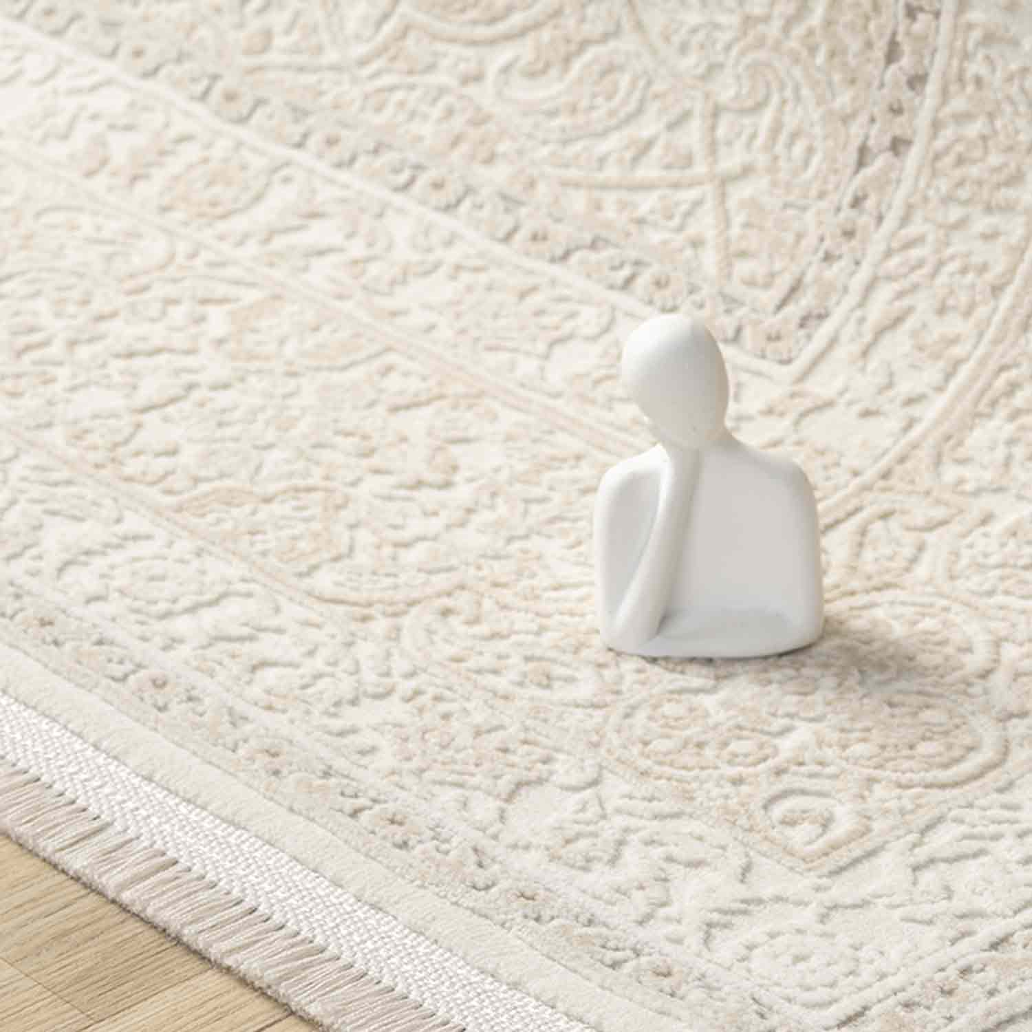 Düz Krem Bej Klasik Halı-Pera Halı