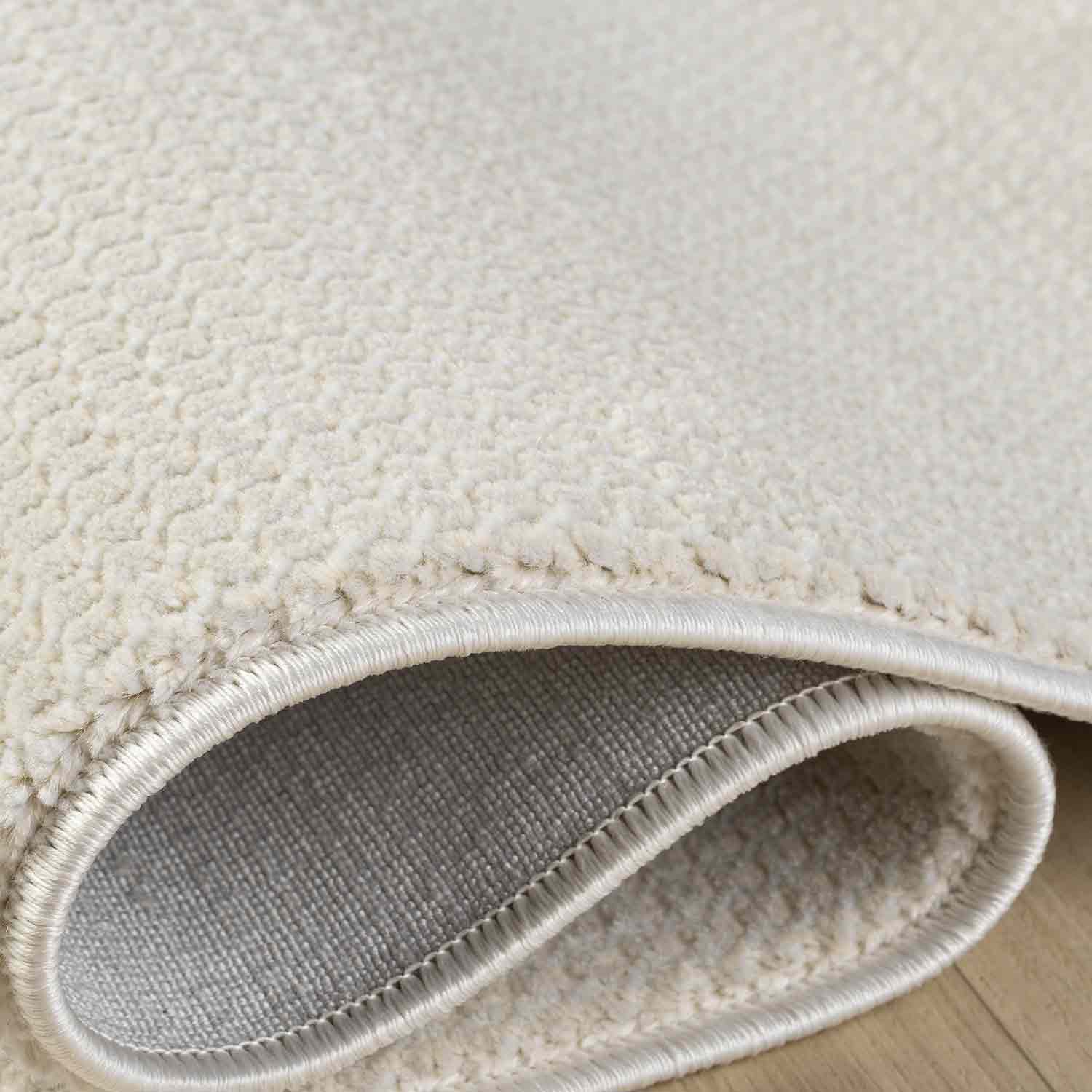 Düz Krem Bej Sade Modern Halı-Pera Halı