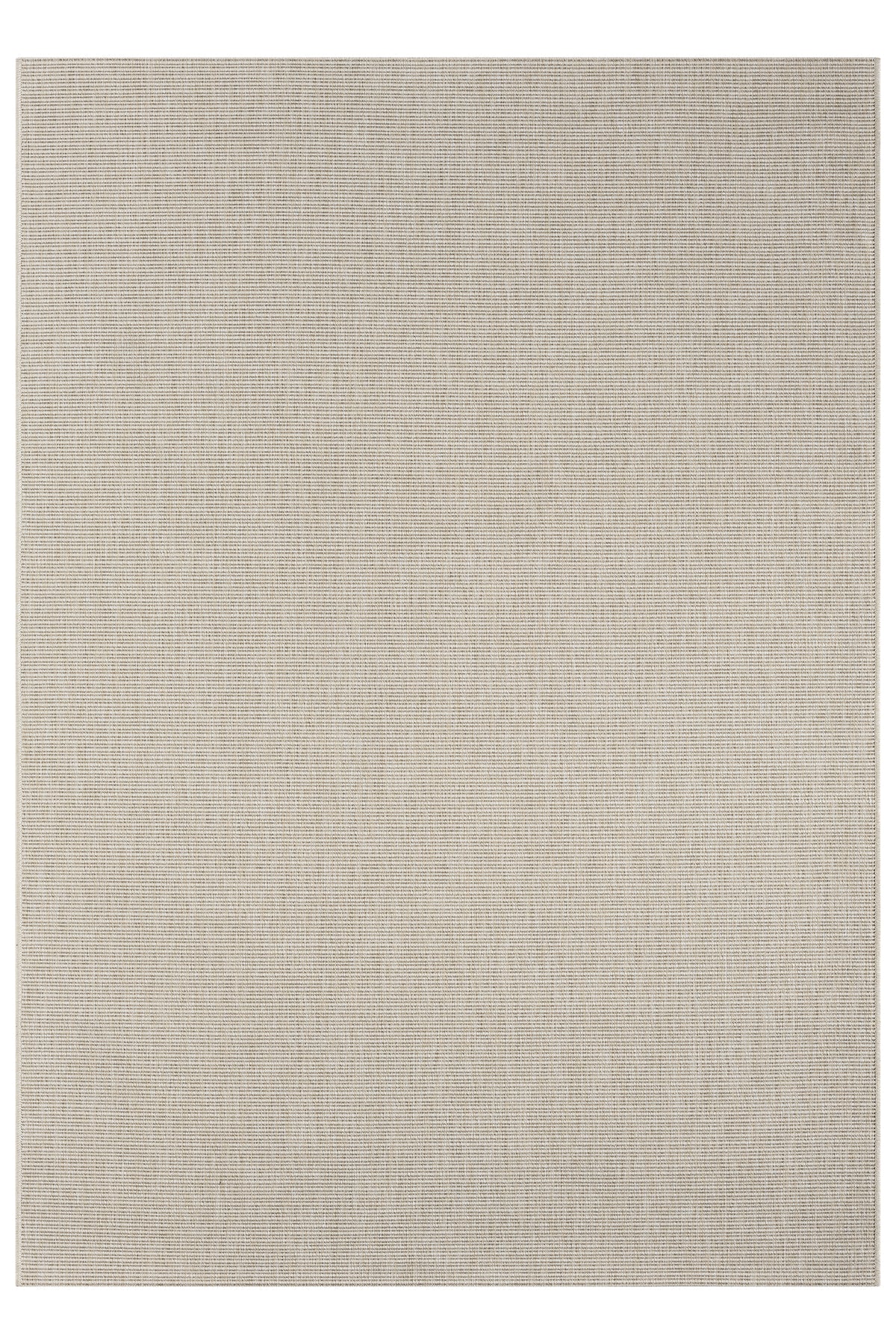 Düz Krem Jüt Görünümlü Modern Halı-Pera Halı