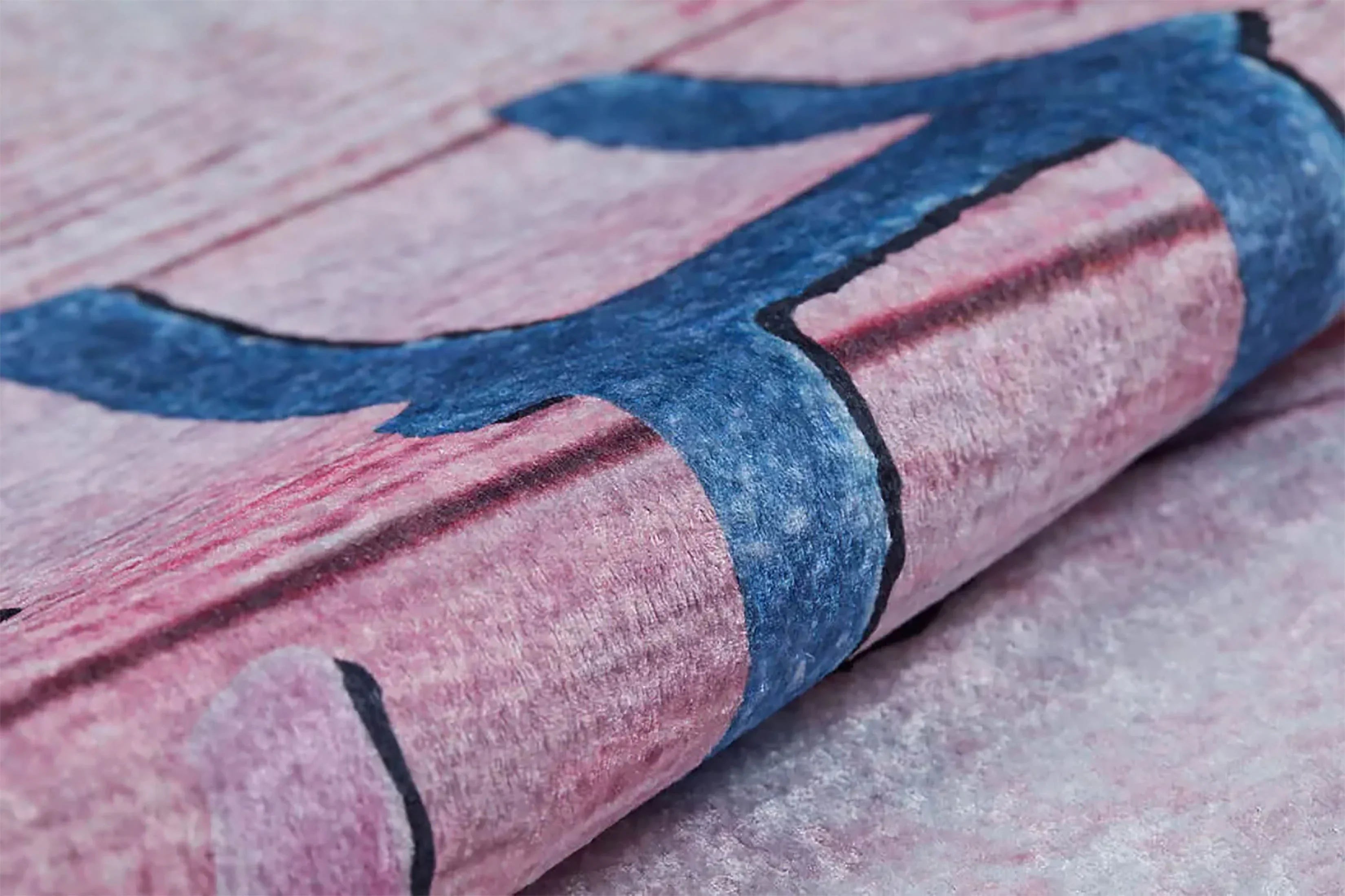 Eğitici Alfabe Desenli Canlı Renkli Çocuk Halısı-Pera Halı