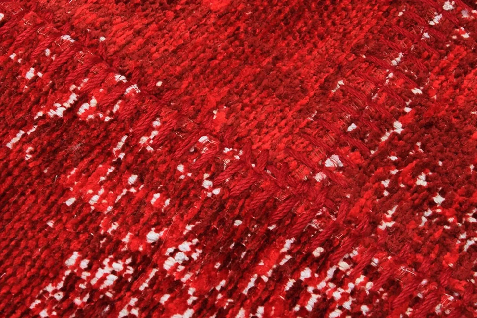 Eskitme Patchwork Kırmızı Halı-Pera Halı