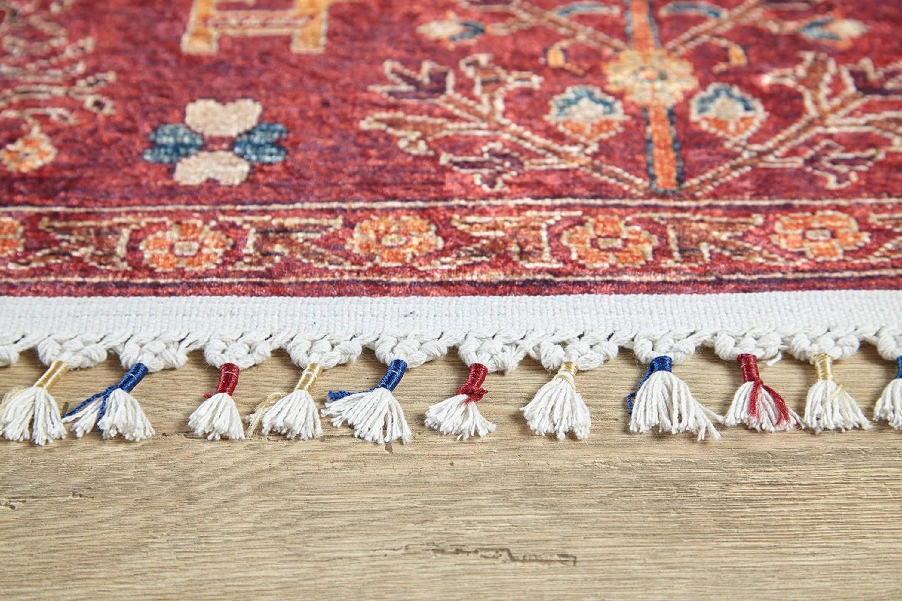 Etnik Kırmızı Anadolu Kilim Halı-Pera Halı