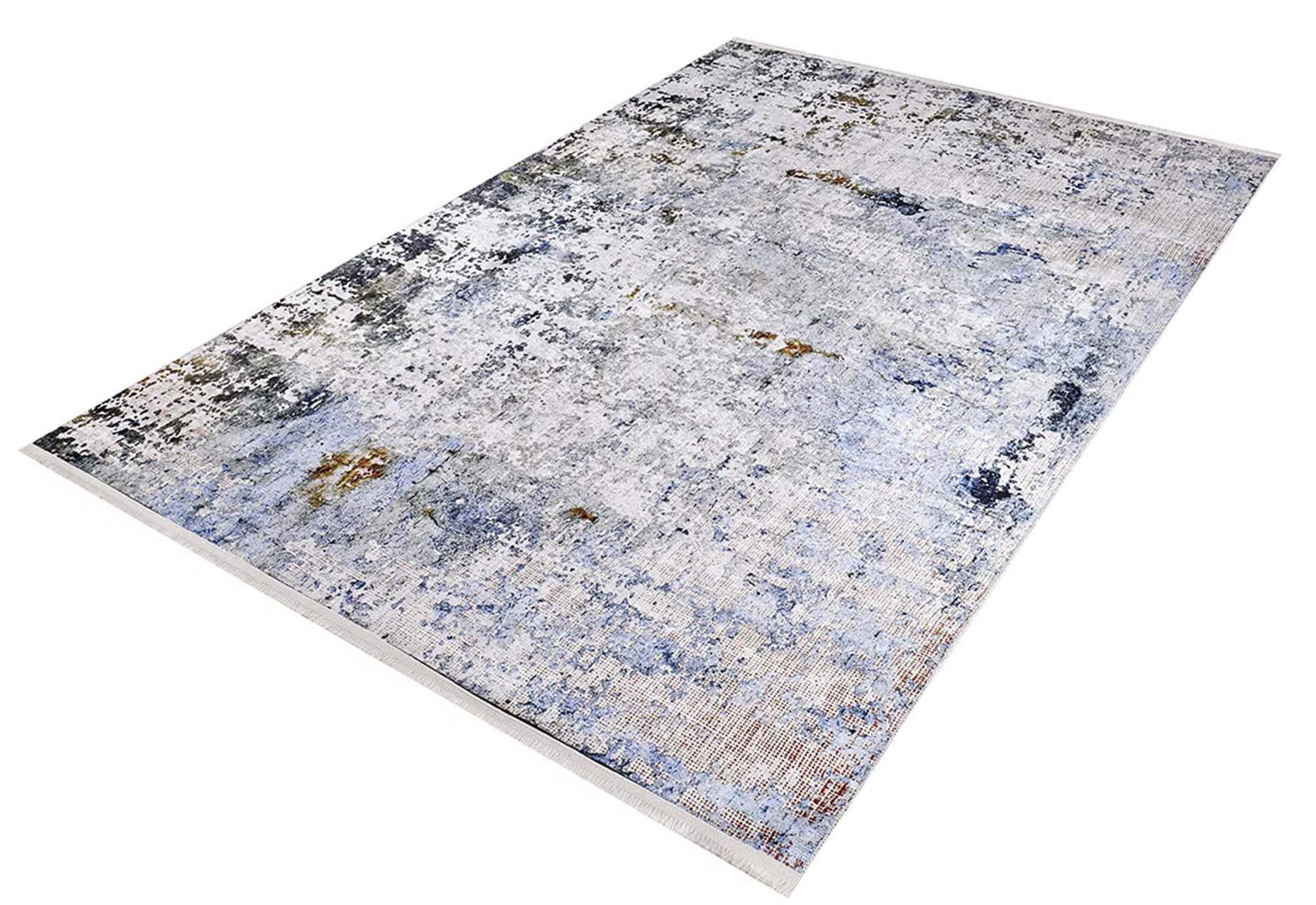 Abstract Desenli Gri Renkli Modern Halı - Pera Halı