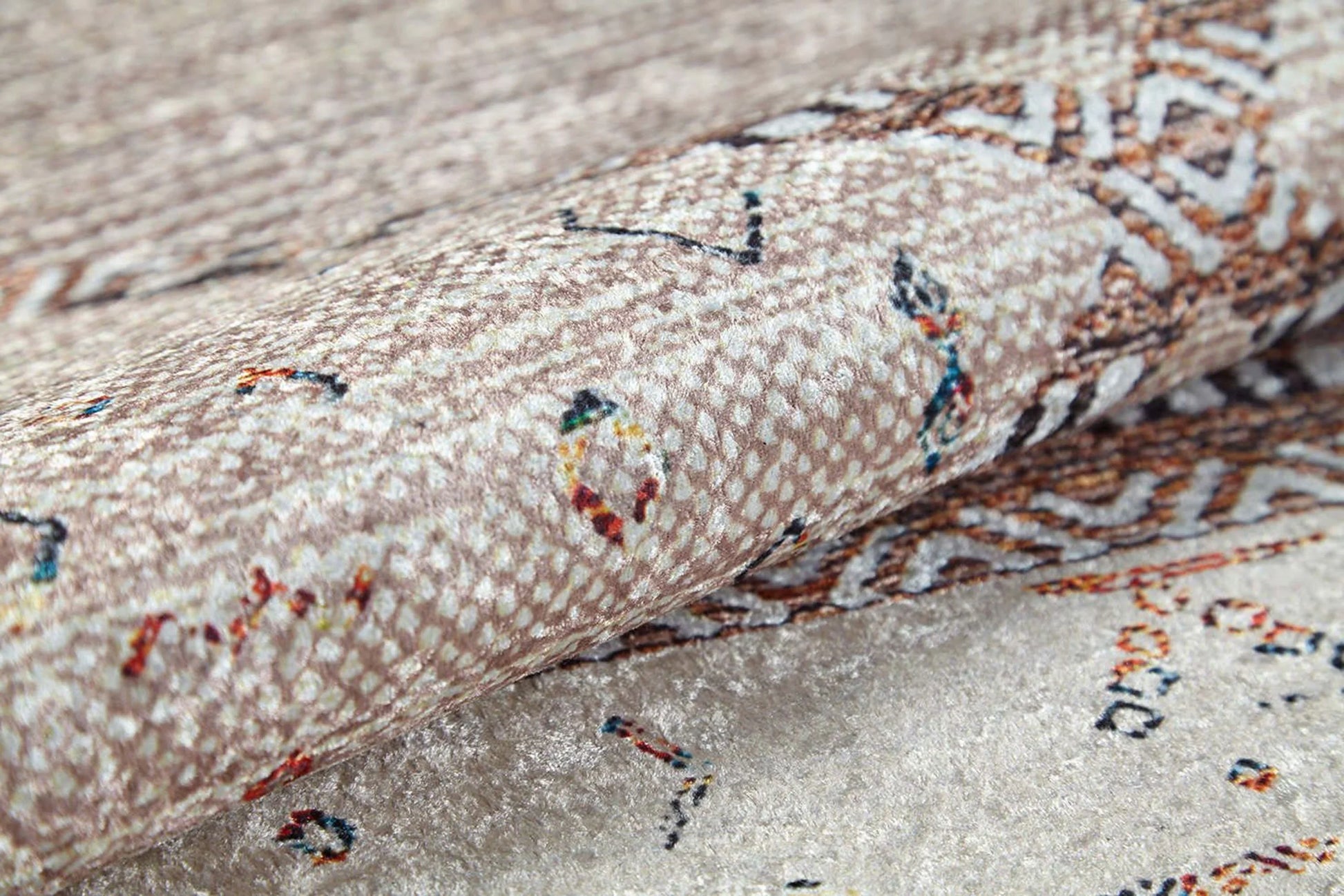 Fas Elmas Trellis Bej Halı-Pera Halı