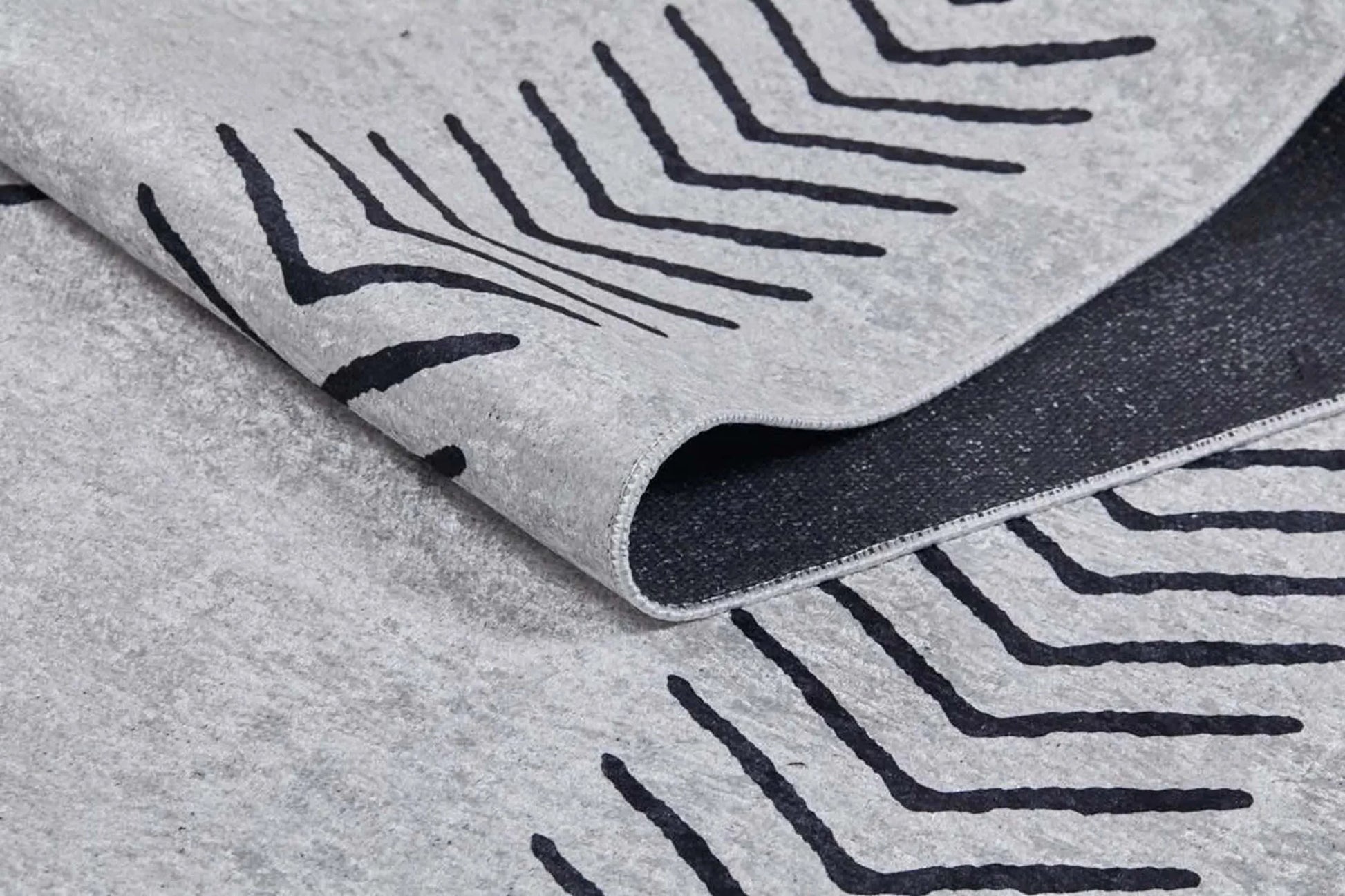 Fas Tarzı Beyaz Siyah Bohem Halı-Pera Halı