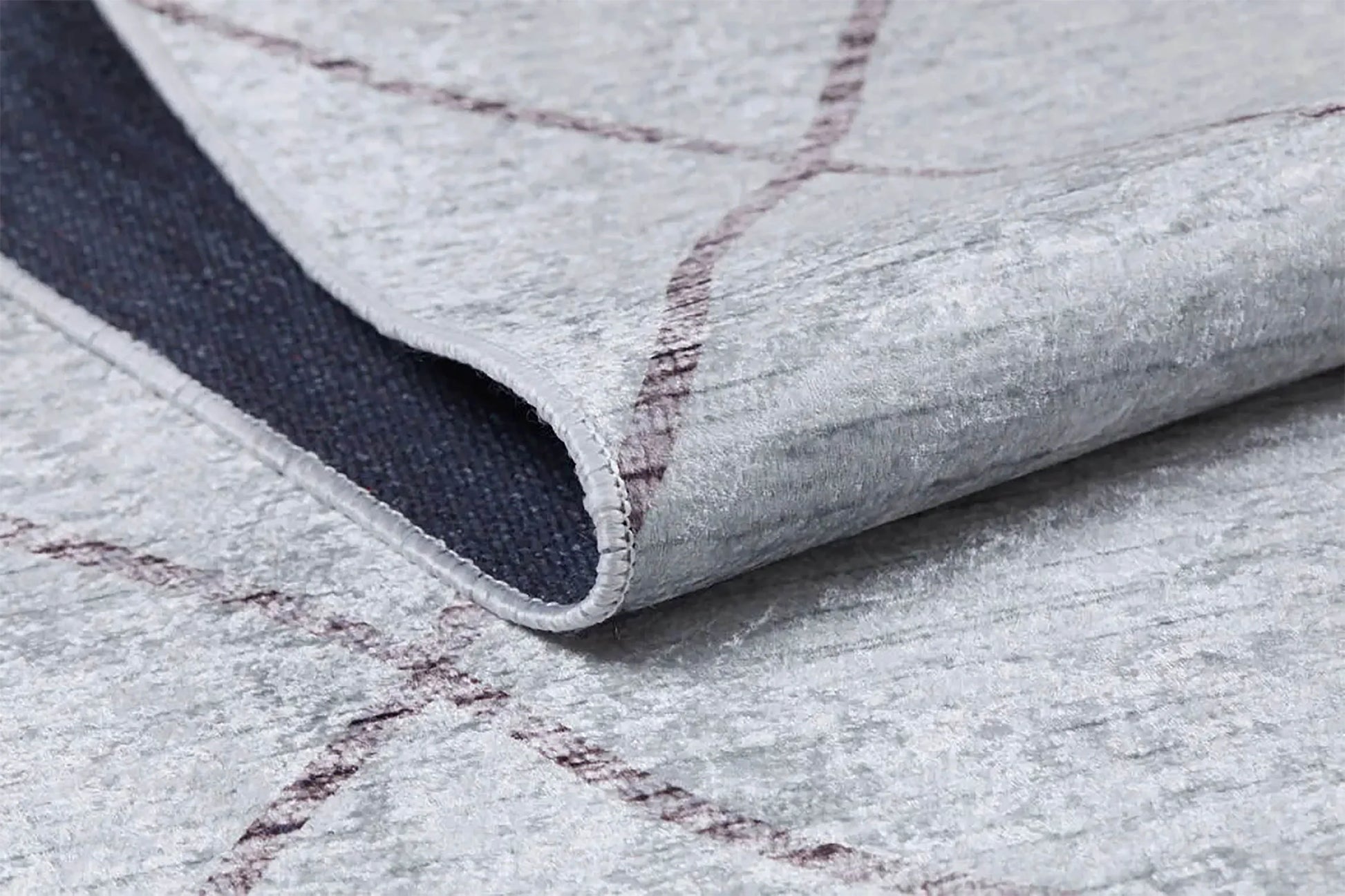 Fas Tarzı Krem Geometrik Modern Lüks Halı-Pera Halı