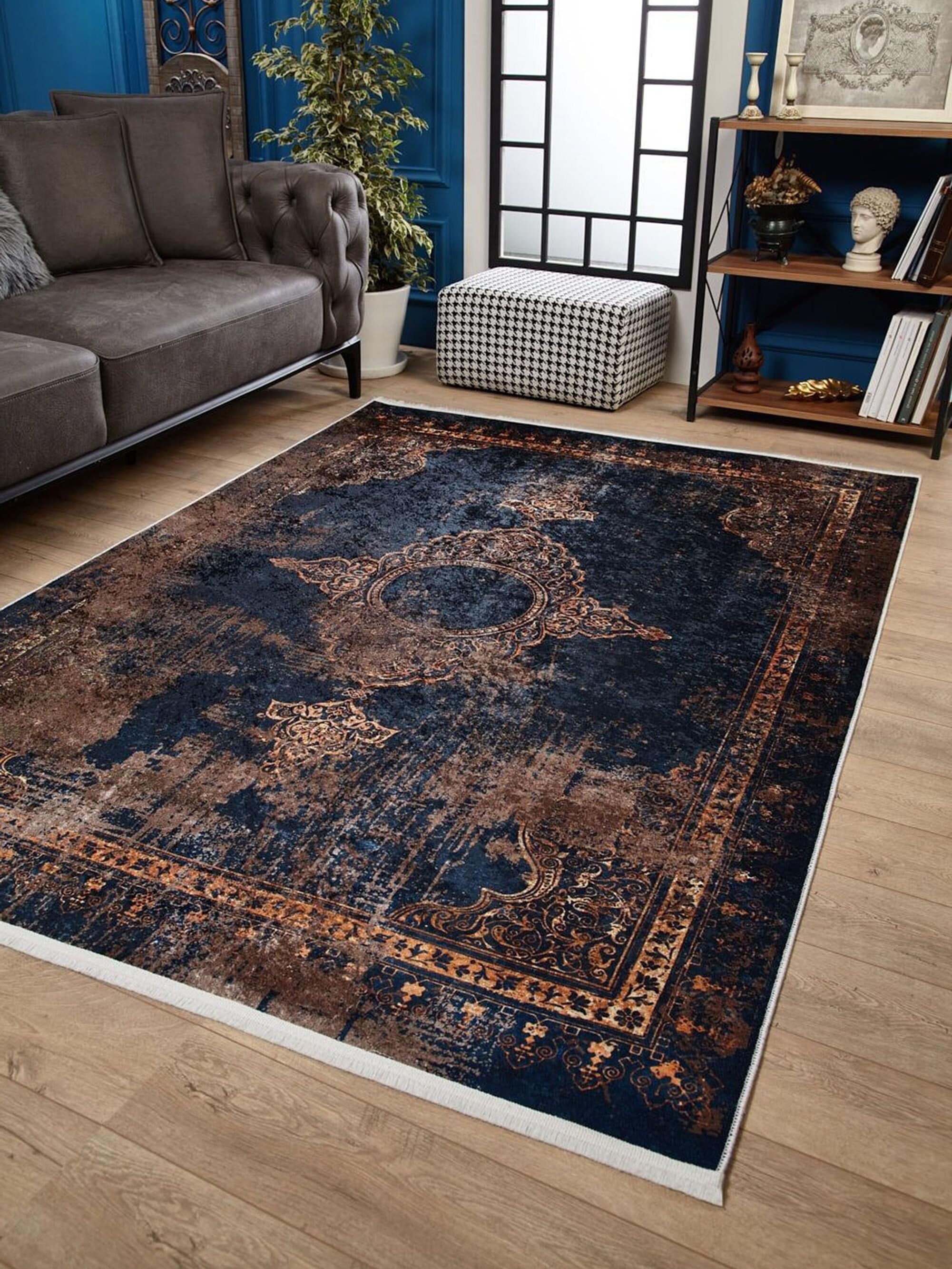 Soluk Pembe Krem Bej Geometrik Desenli Kilim Halı - Pera Halı