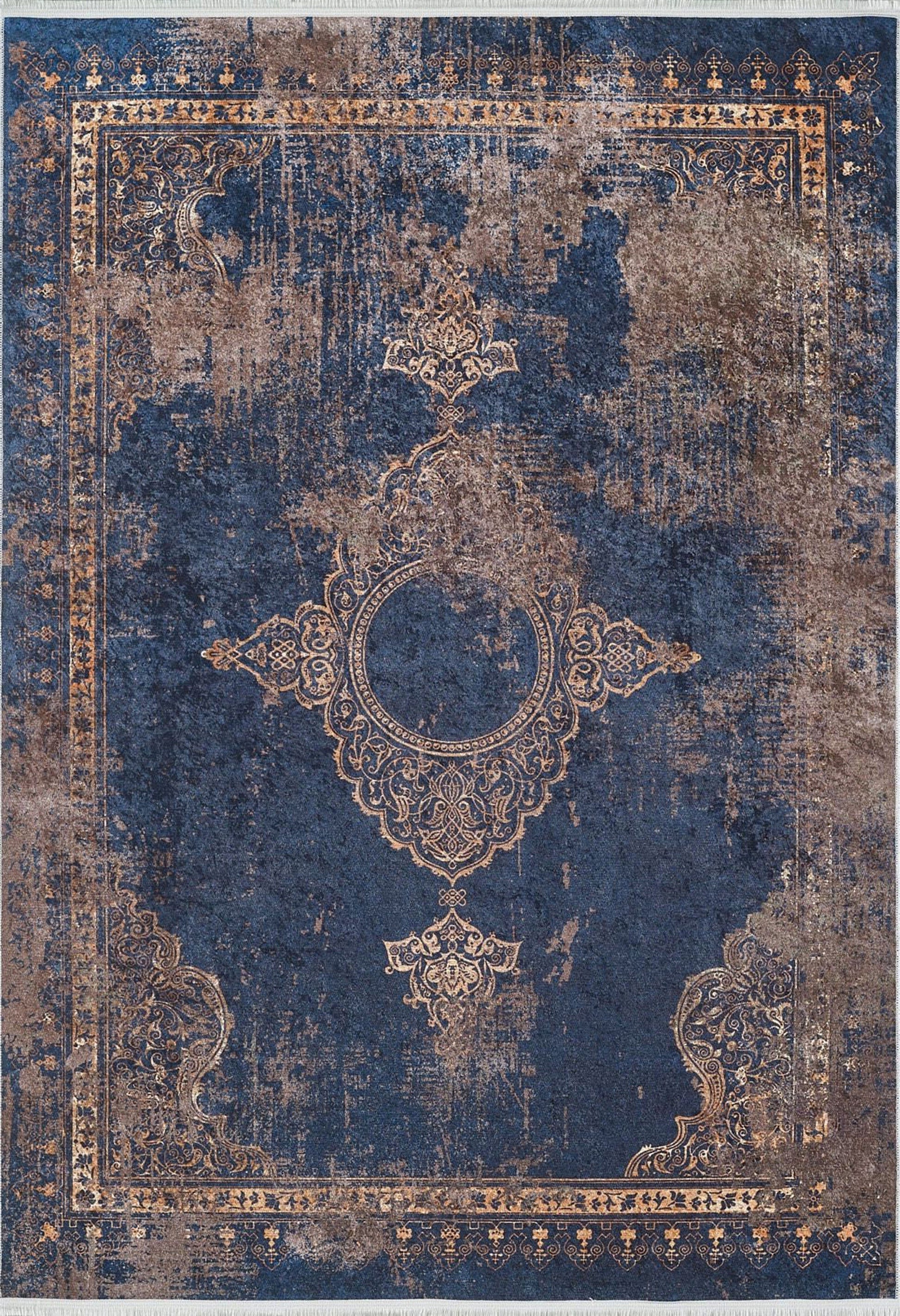 Soluk Pembe Krem Bej Geometrik Desenli Kilim Halı - Pera Halı