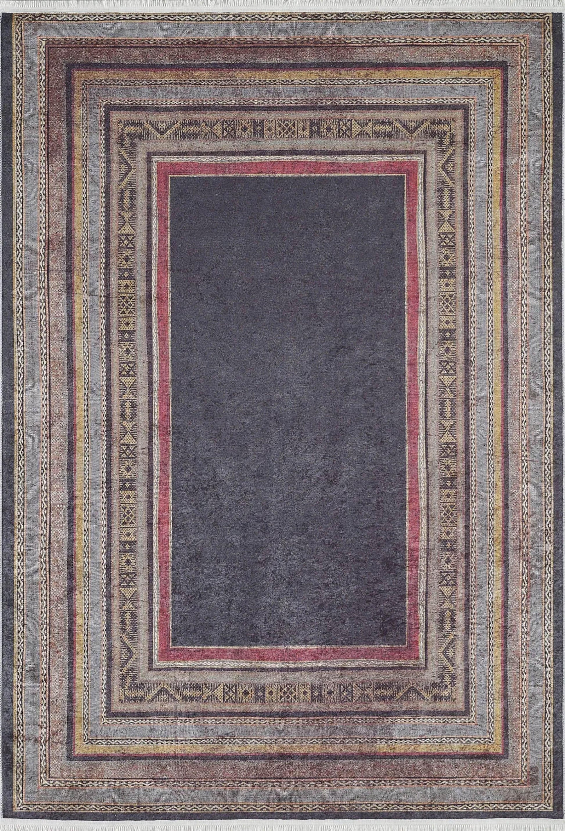 Geometrik Çok Renkli Bohem Tarzı Halı-Pera Halı