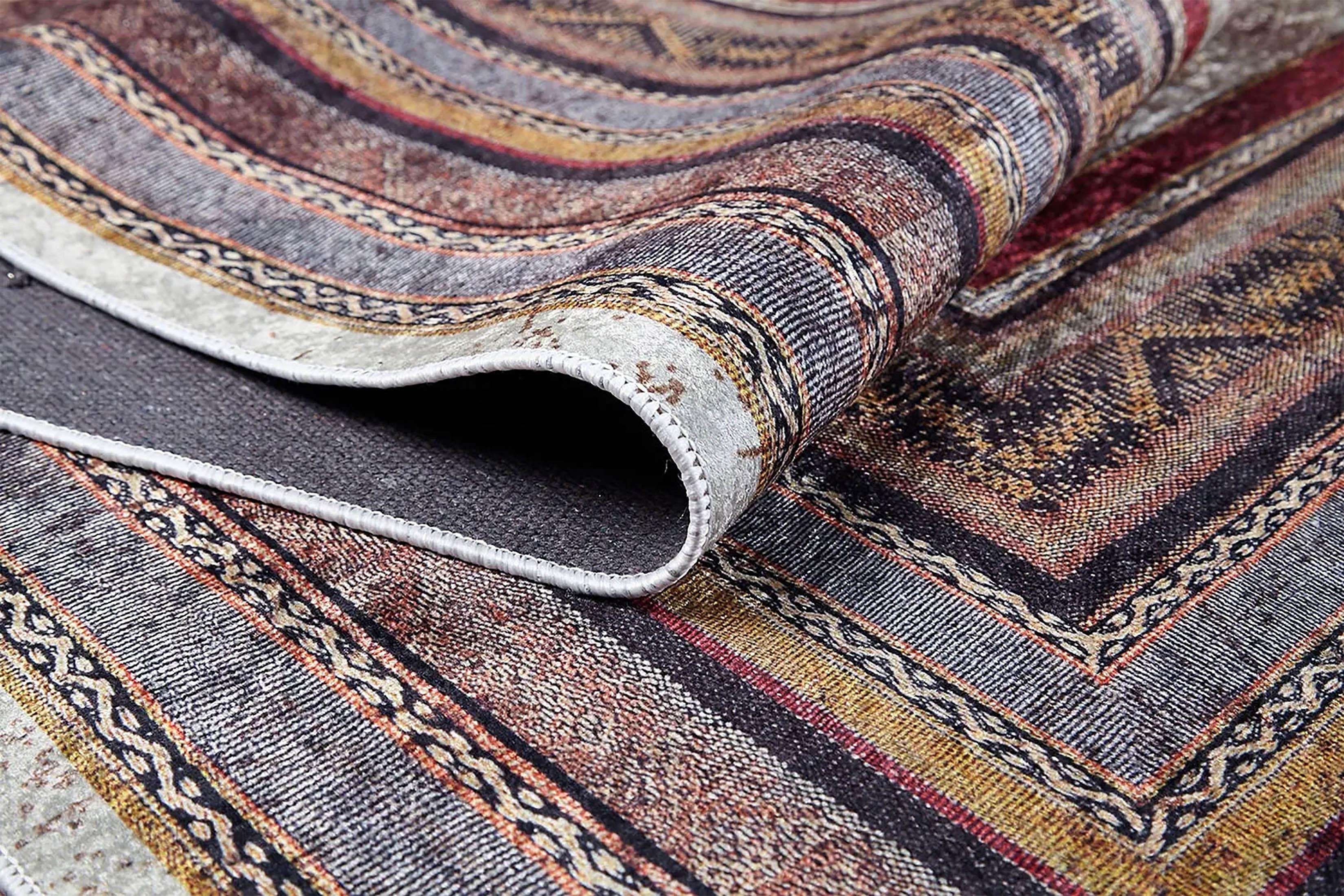 Geometrik Çok Renkli Doğal Halı-Pera Halı