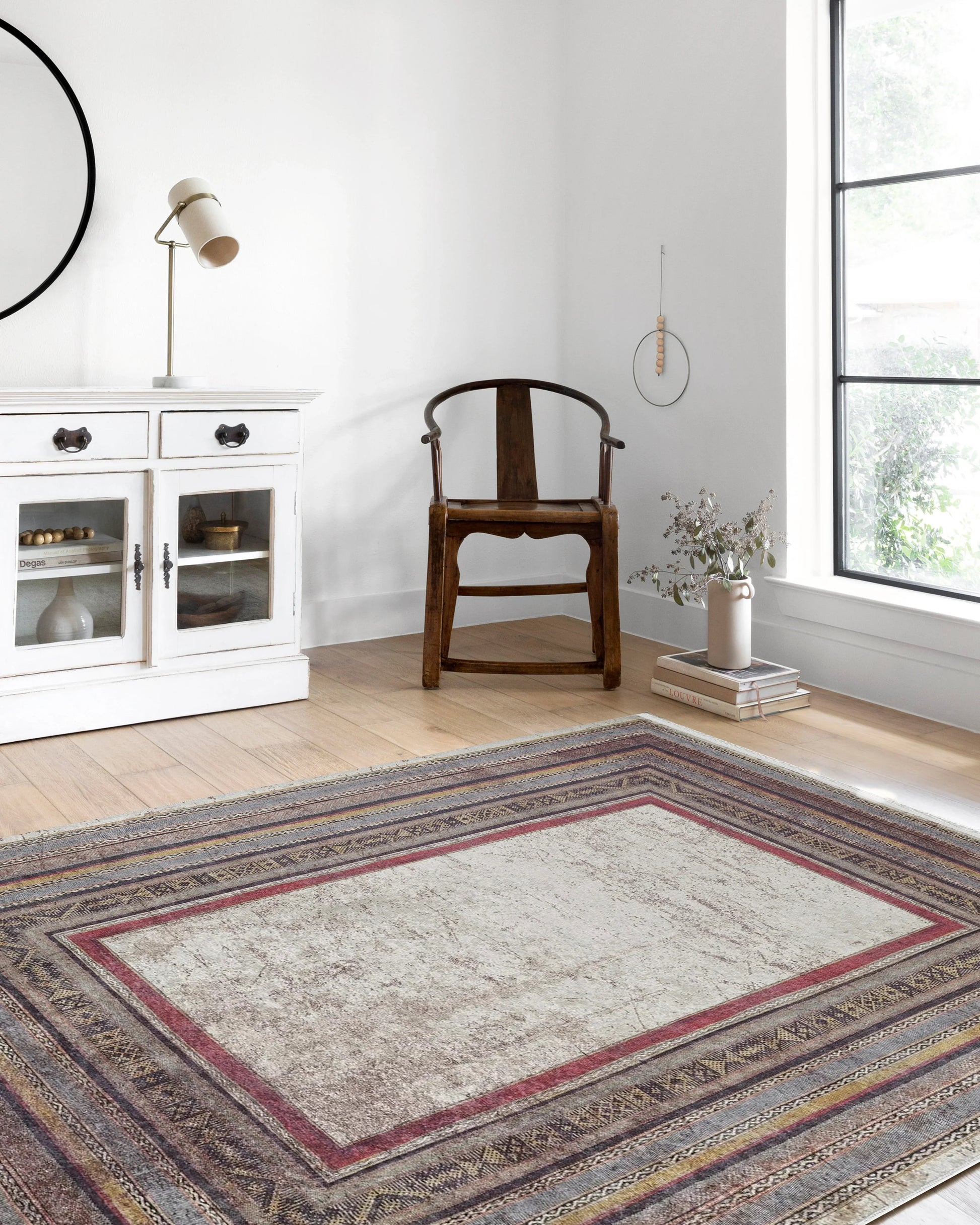 Geometrik Çok Renkli Doğal Halı-Pera Halı