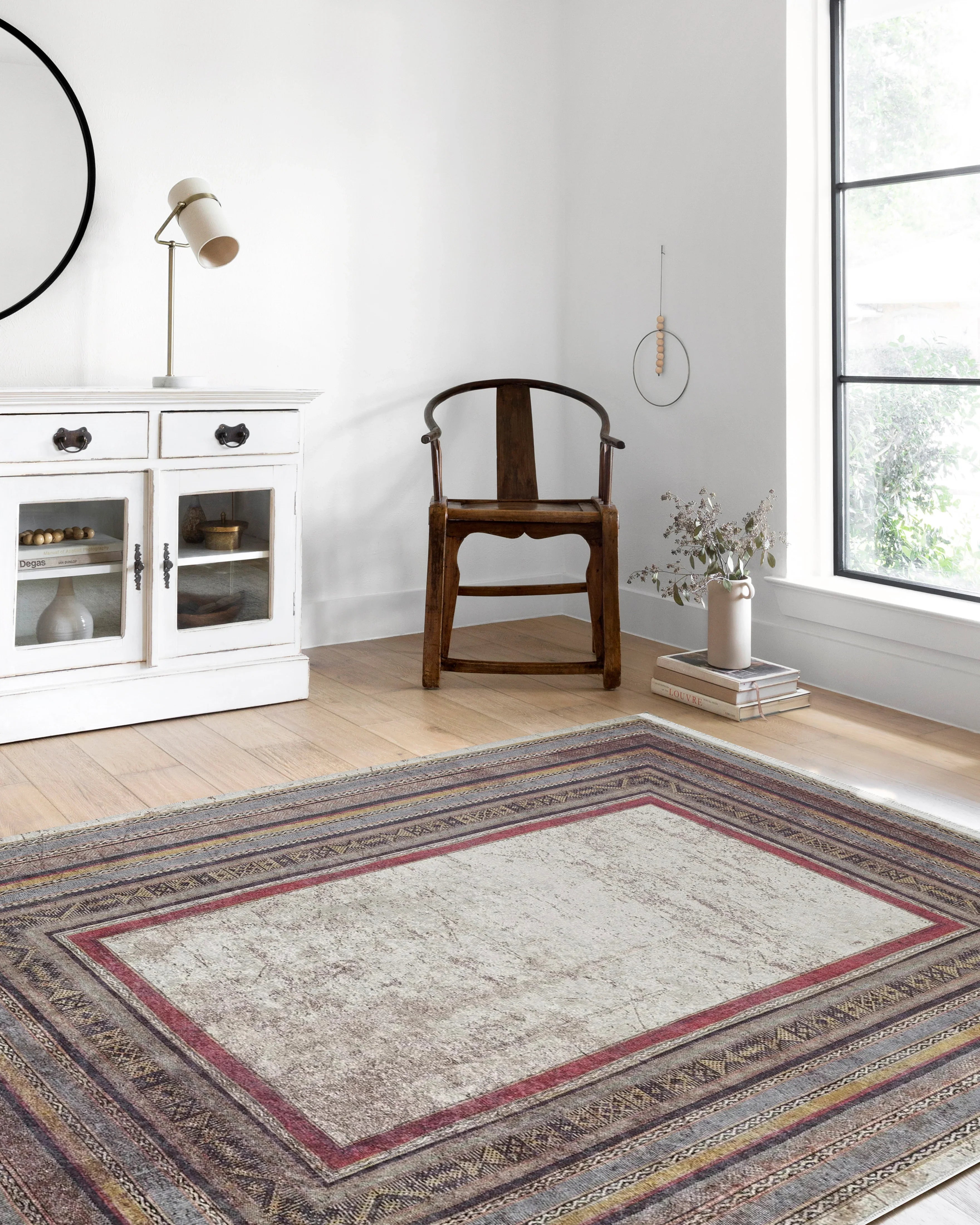 Geometrik Çok Renkli Doğal Halı-Pera Halı