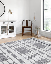 Geometrik Sade Yazlık Evi Halı-Pera Halı