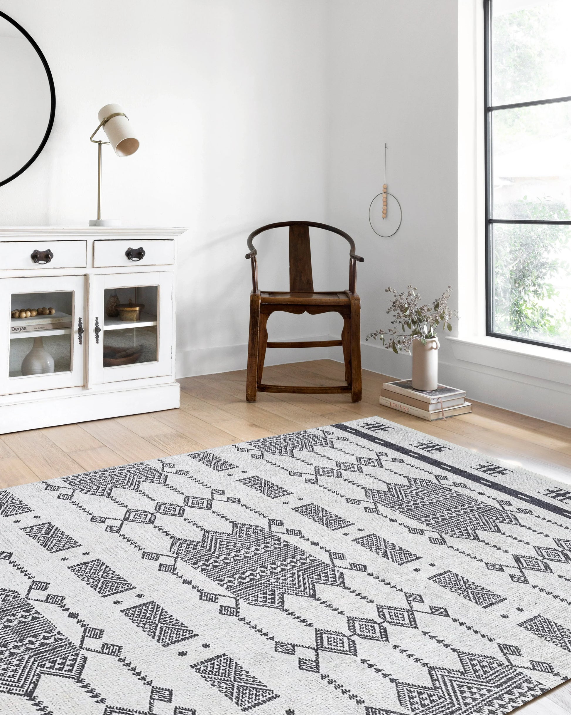 Geometrik Sade Yazlık Evi Halı-Pera Halı