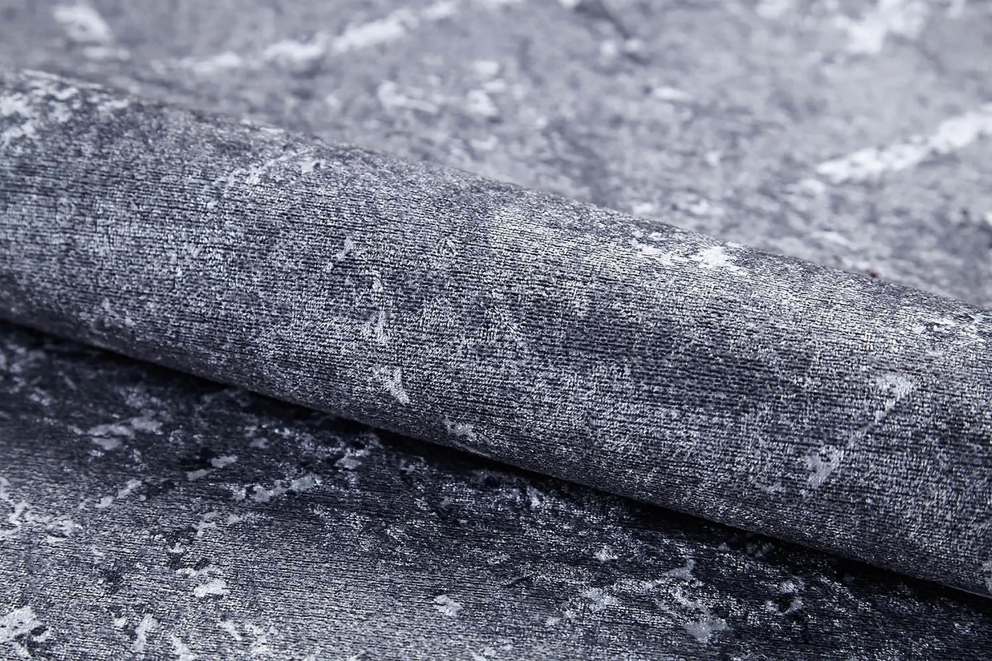 Gri Geometrik Antika Benzersiz Vintage Halı-Pera Halı