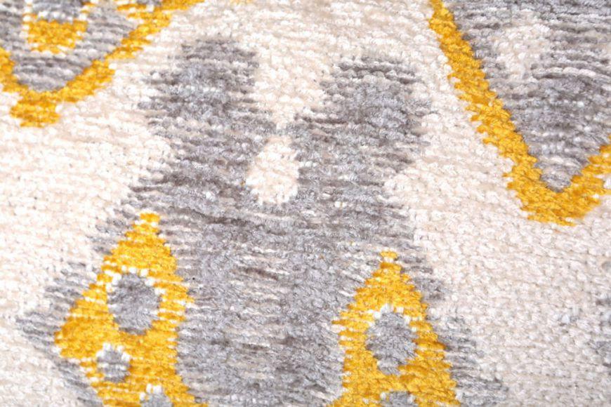 Gri Sarı Çift Taraflı Modern Vintage Yıkanabilir Antibakteriyel Halı-Pera Halı
