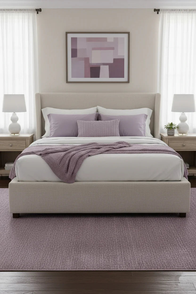 Gri Siyah Modern Düz Yıkanabilir Antibakteriyel Halı-Pera Halı