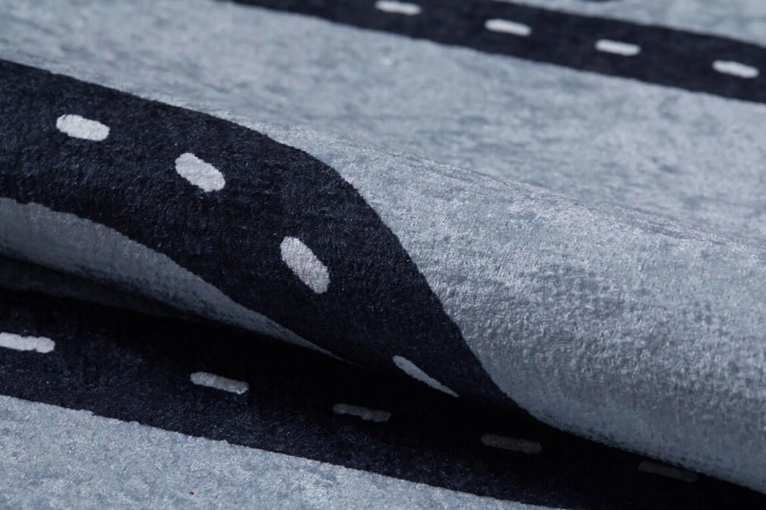 Gri Yol Haritası Desenli Çocuk Oyun Halısı-Pera Halı