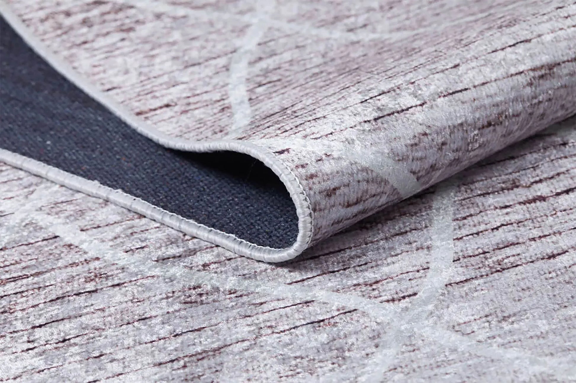 Gül Kurusu Fas Tarzı Geometrik Halı-Pera Halı