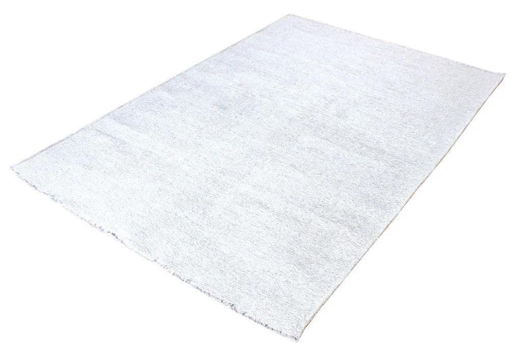 Gümüş Modern Düz Yıkanabilir Antibakteriyel Halı-Pera Halı