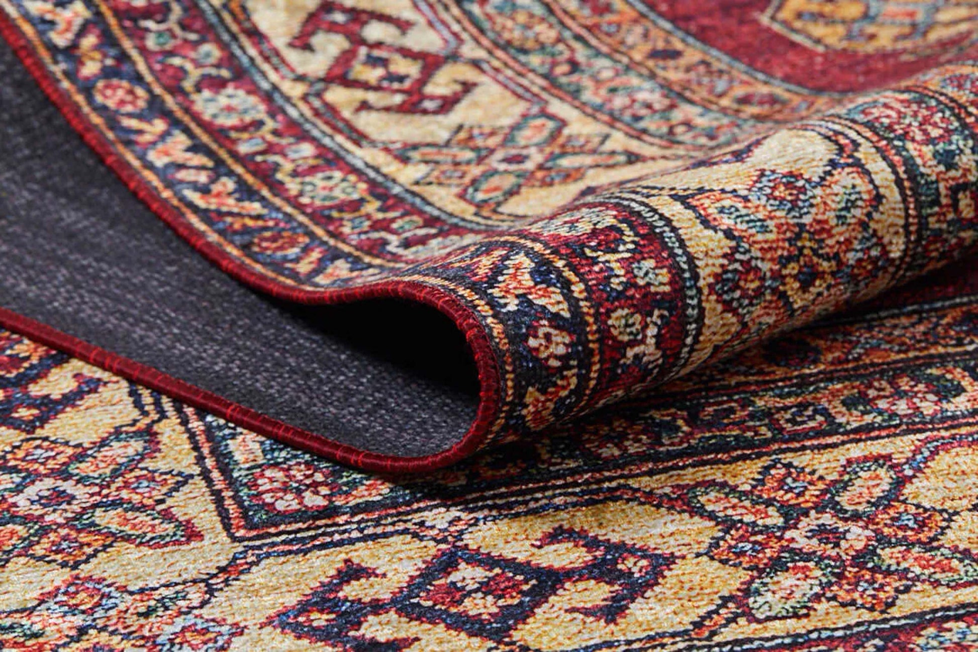 Bordo Klasik Desenli Oryantal Halı - Pera Halı