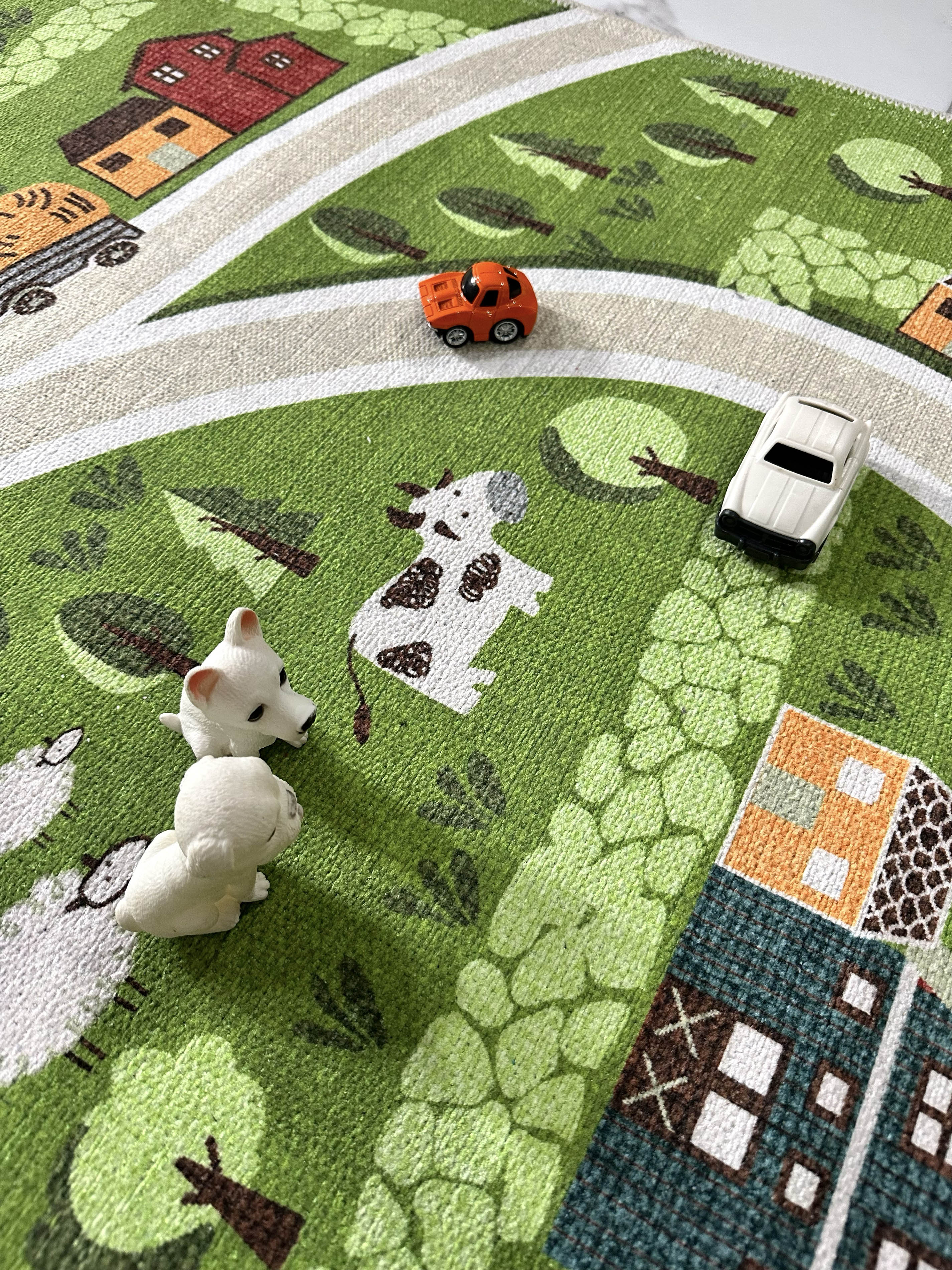 Kinderteppich mit Verkehrsmotiv