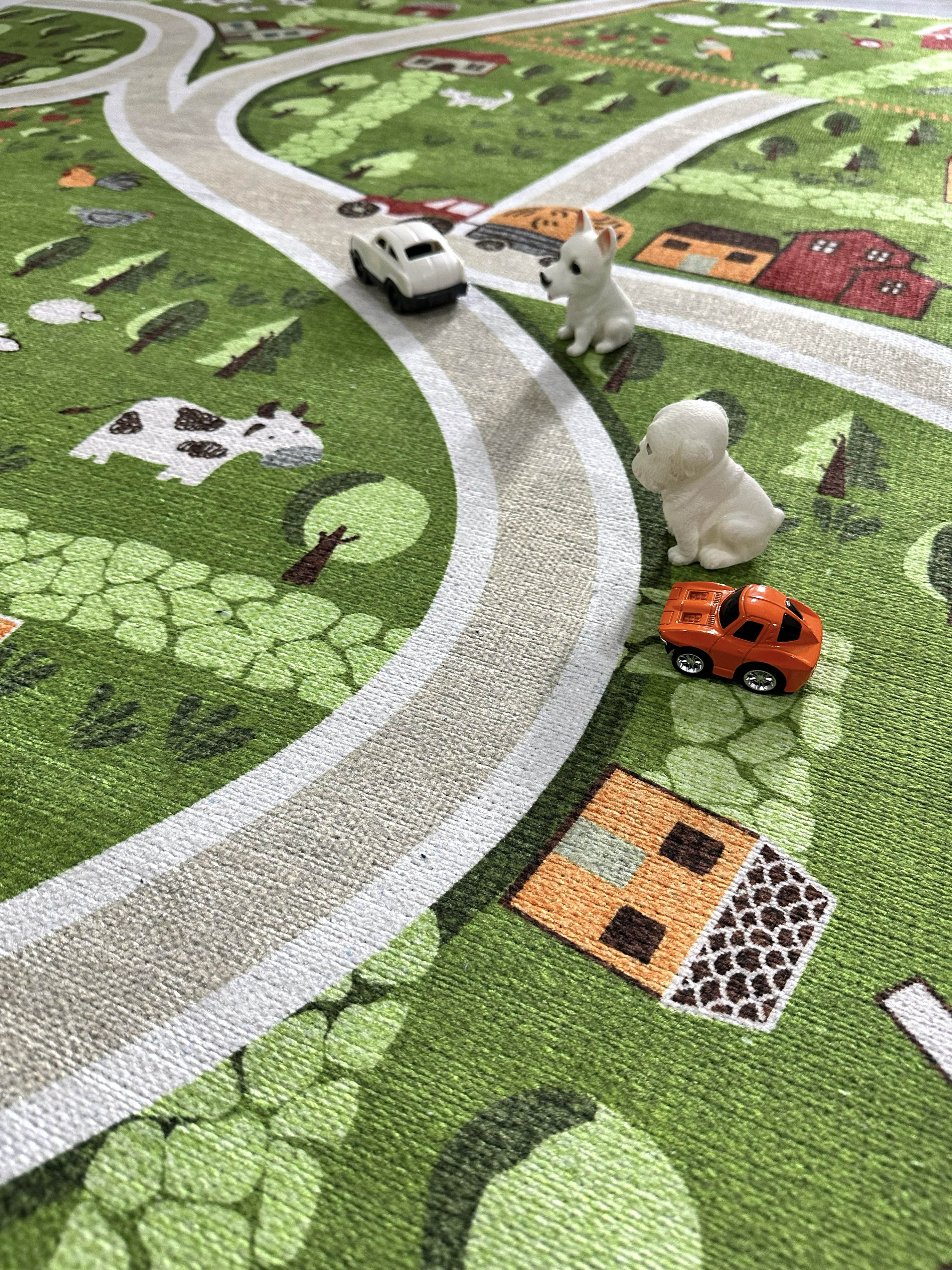 Kinderteppich mit Verkehrsmotiv