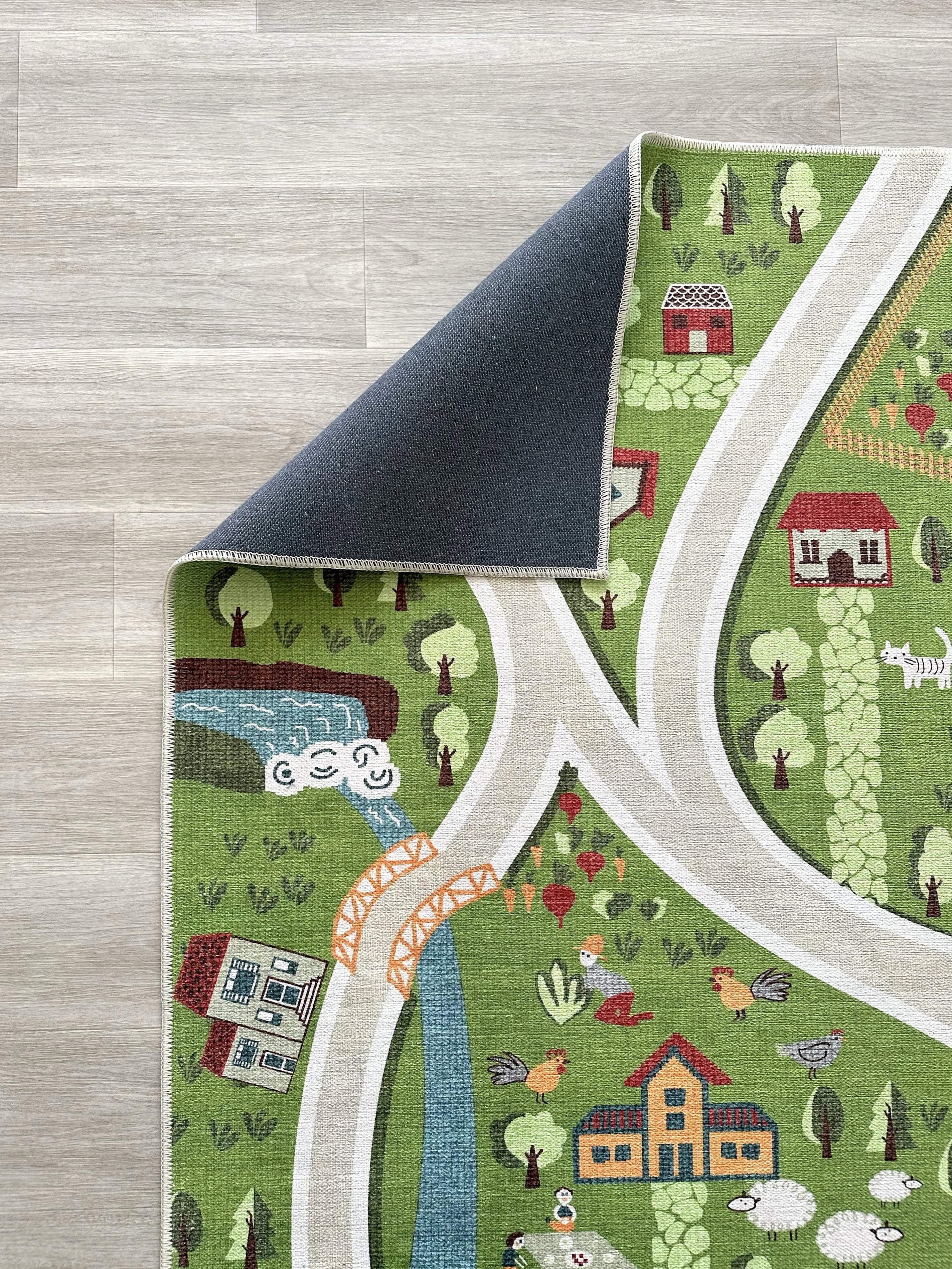 Kinderteppich mit Verkehrsmotiv