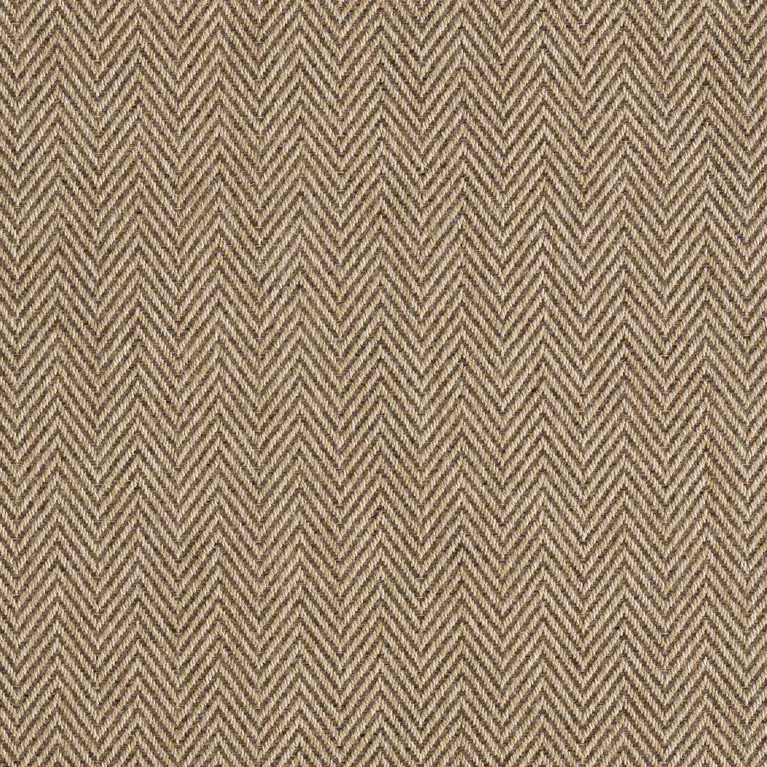 Kahve Bej Kılçık Desenli Modern Jüt Halı