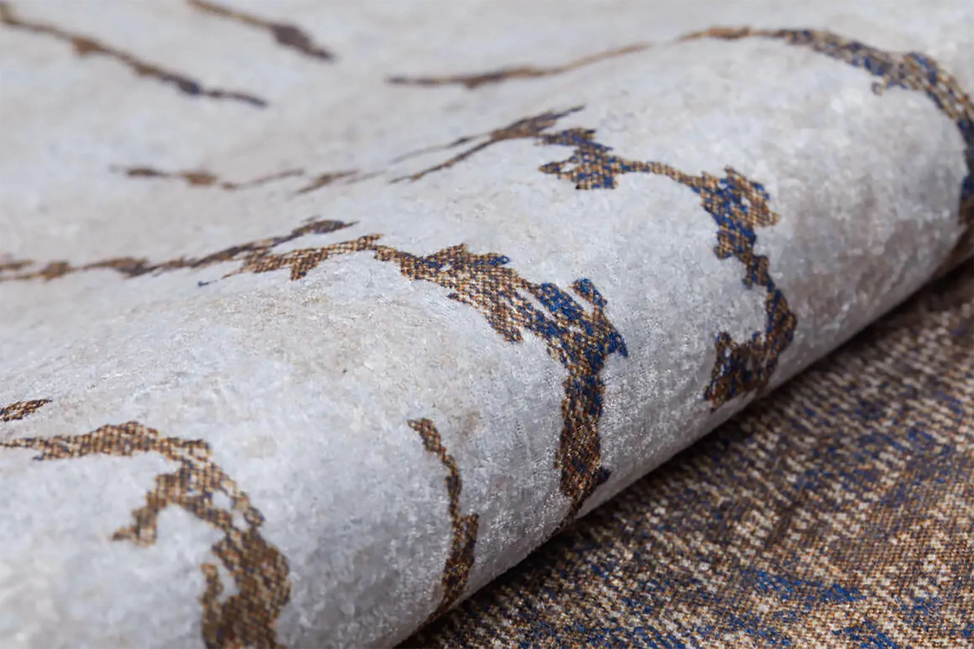 Kahve Bej Modern Halı-Pera Halı