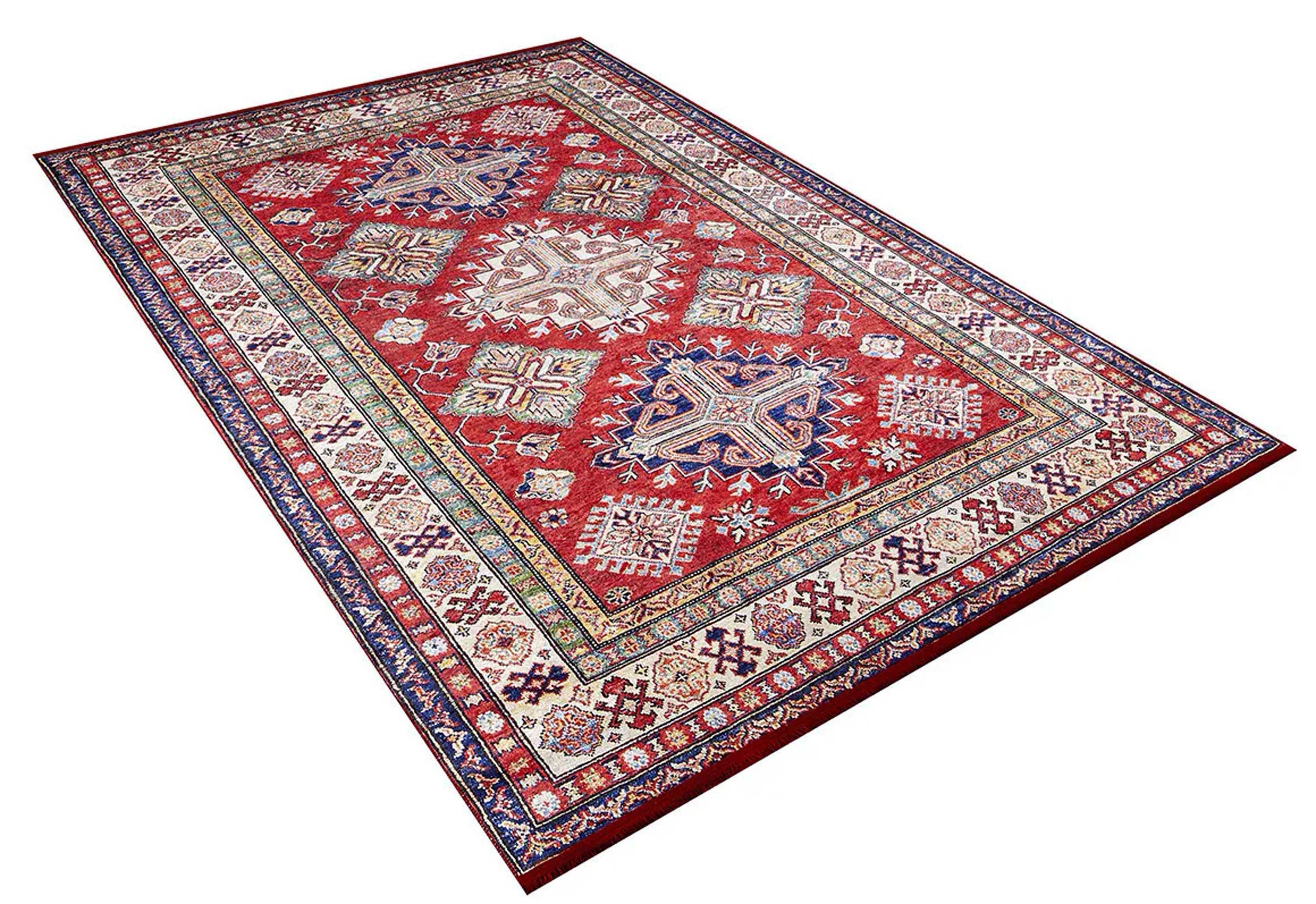 Kırmızı Bej Anadolu Kilim Halı-Pera Halı