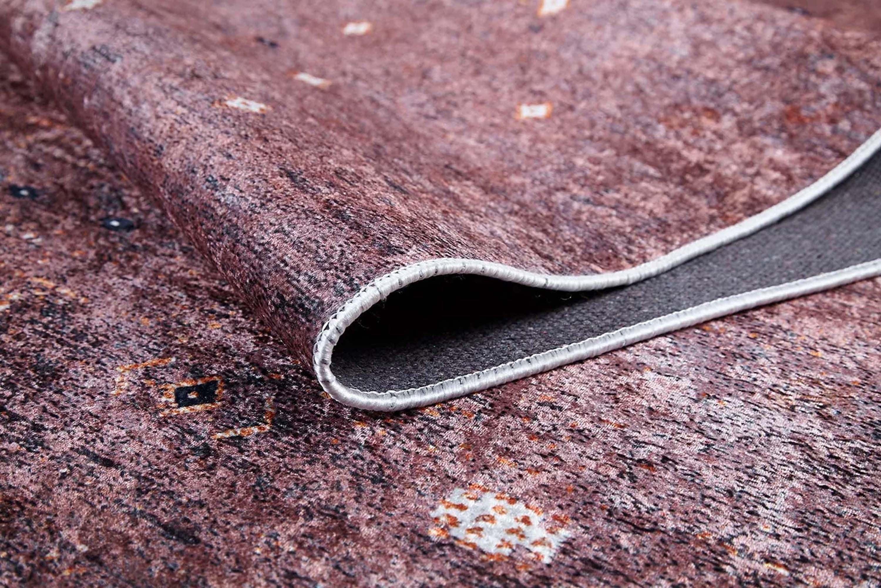 Kırmızı Kahverengi Uşak Desenli Kilim Halı-Pera Halı