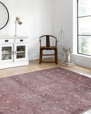 Kırmızı Kahverengi Uşak Desenli Kilim Halı-Pera Halı