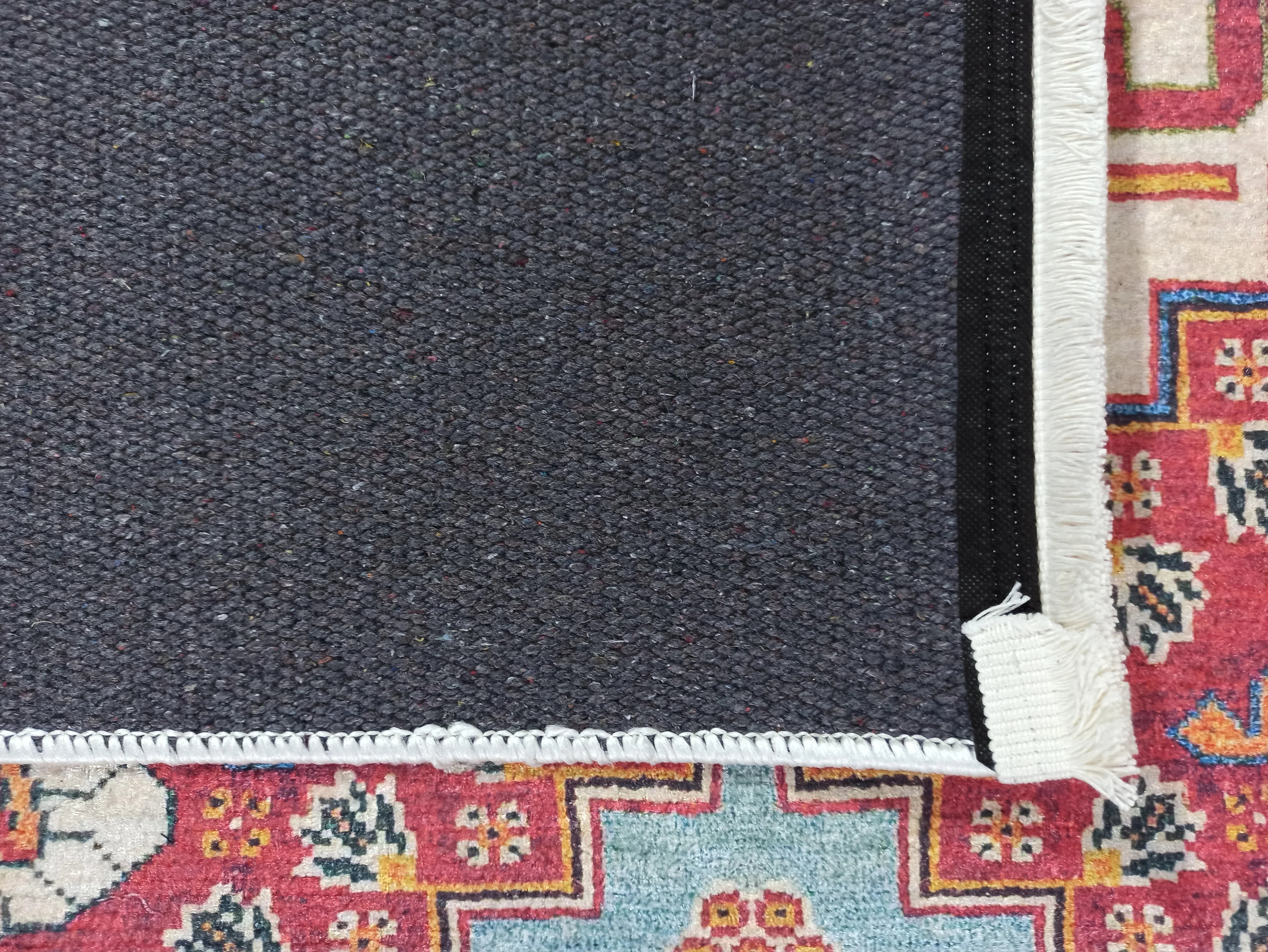 Kırmızı Mavi Vintage Otantik Halı-Pera Halı