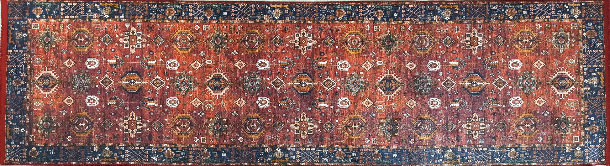 Kırmızı Uşak Vintage Antik Halı-Pera Halı