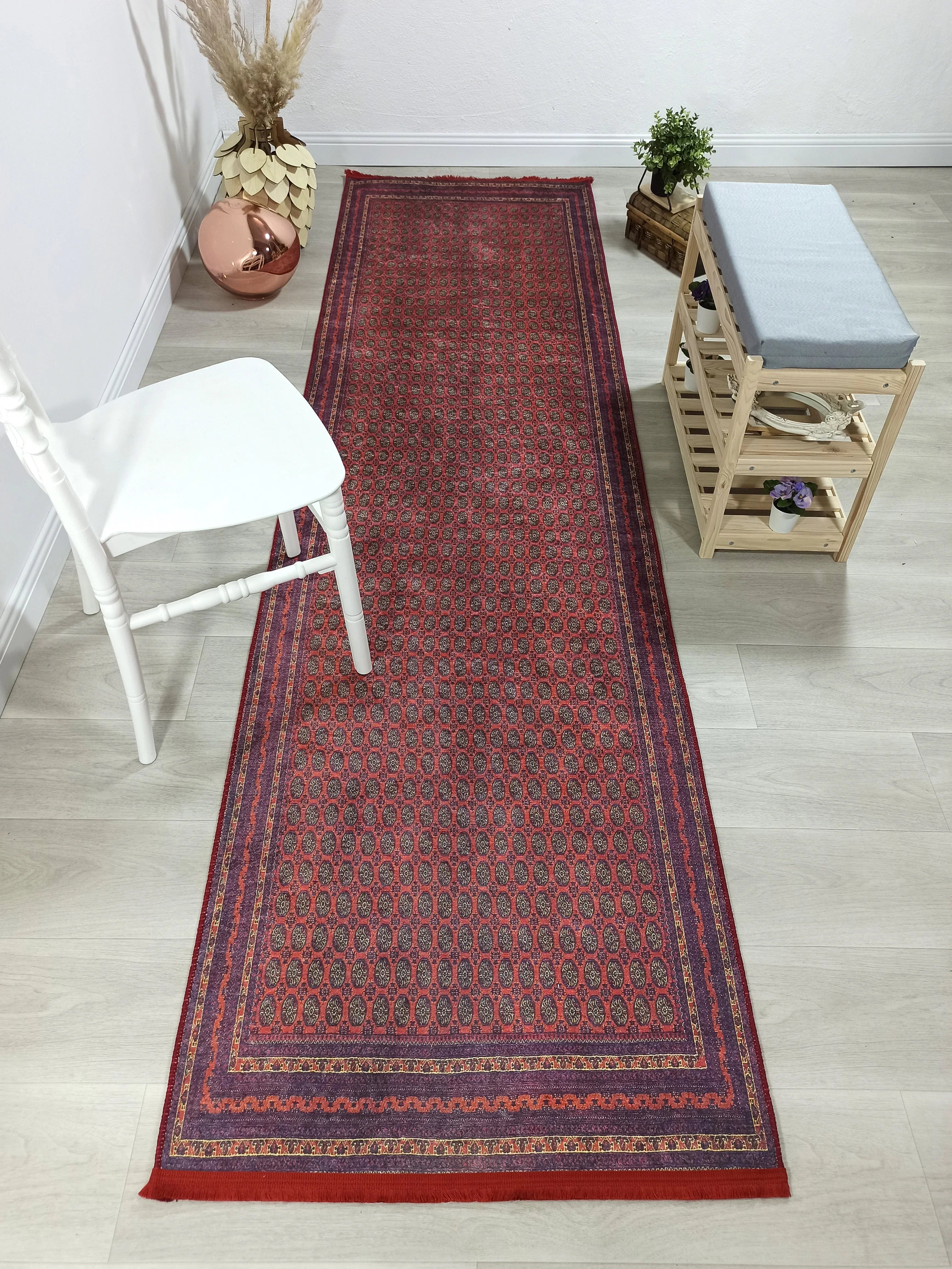 Kırmızı Vintage Kilim Halı-Pera Halı