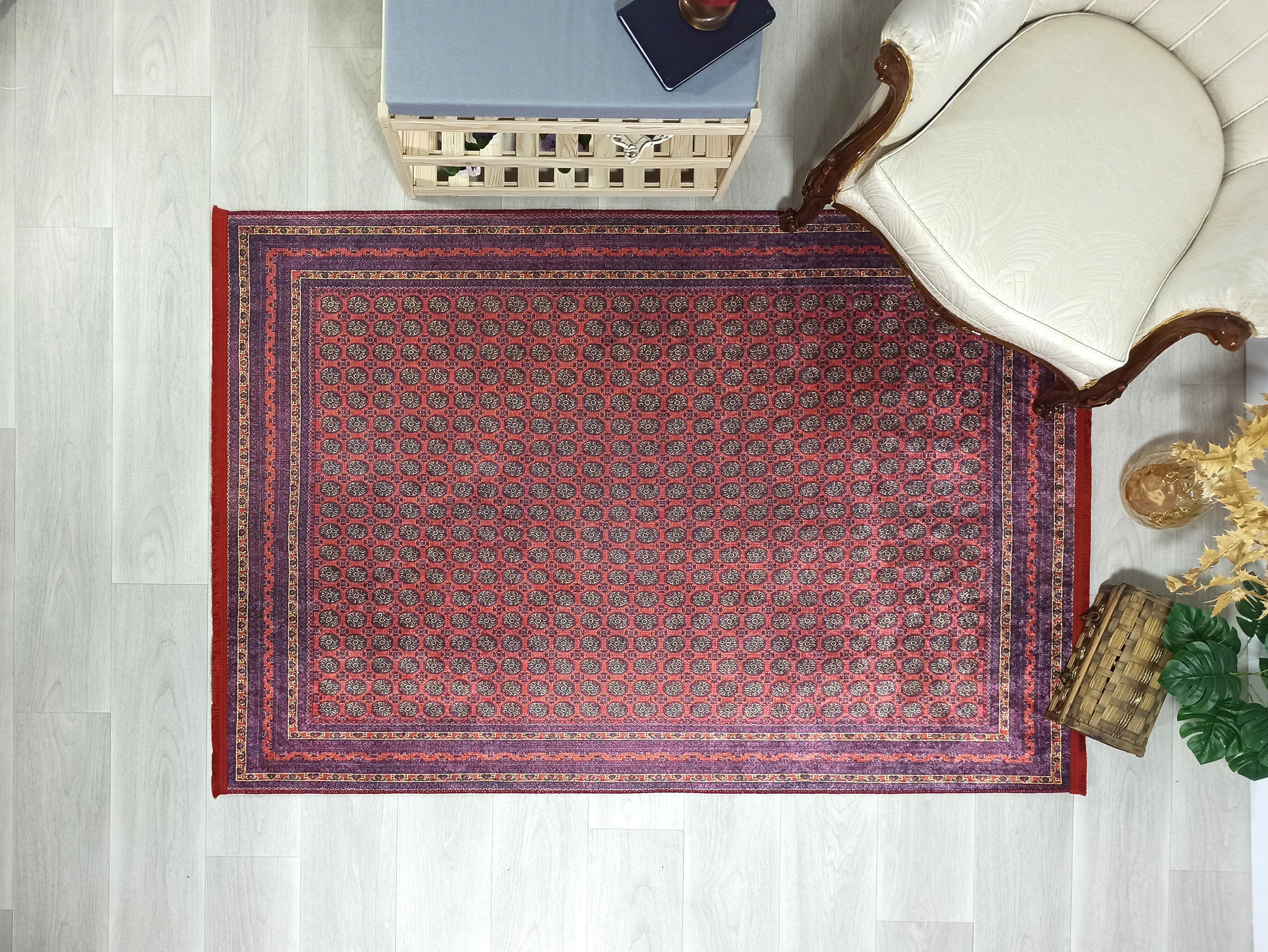 Kırmızı Vintage Kilim Halı-Pera Halı