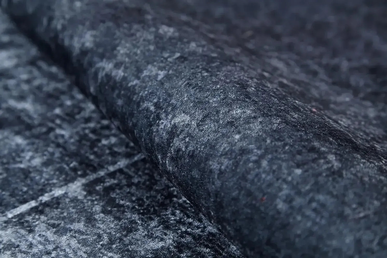 Koyu Antrasit Yıkanabilir Hipoalerjenik Halı-Pera Halı