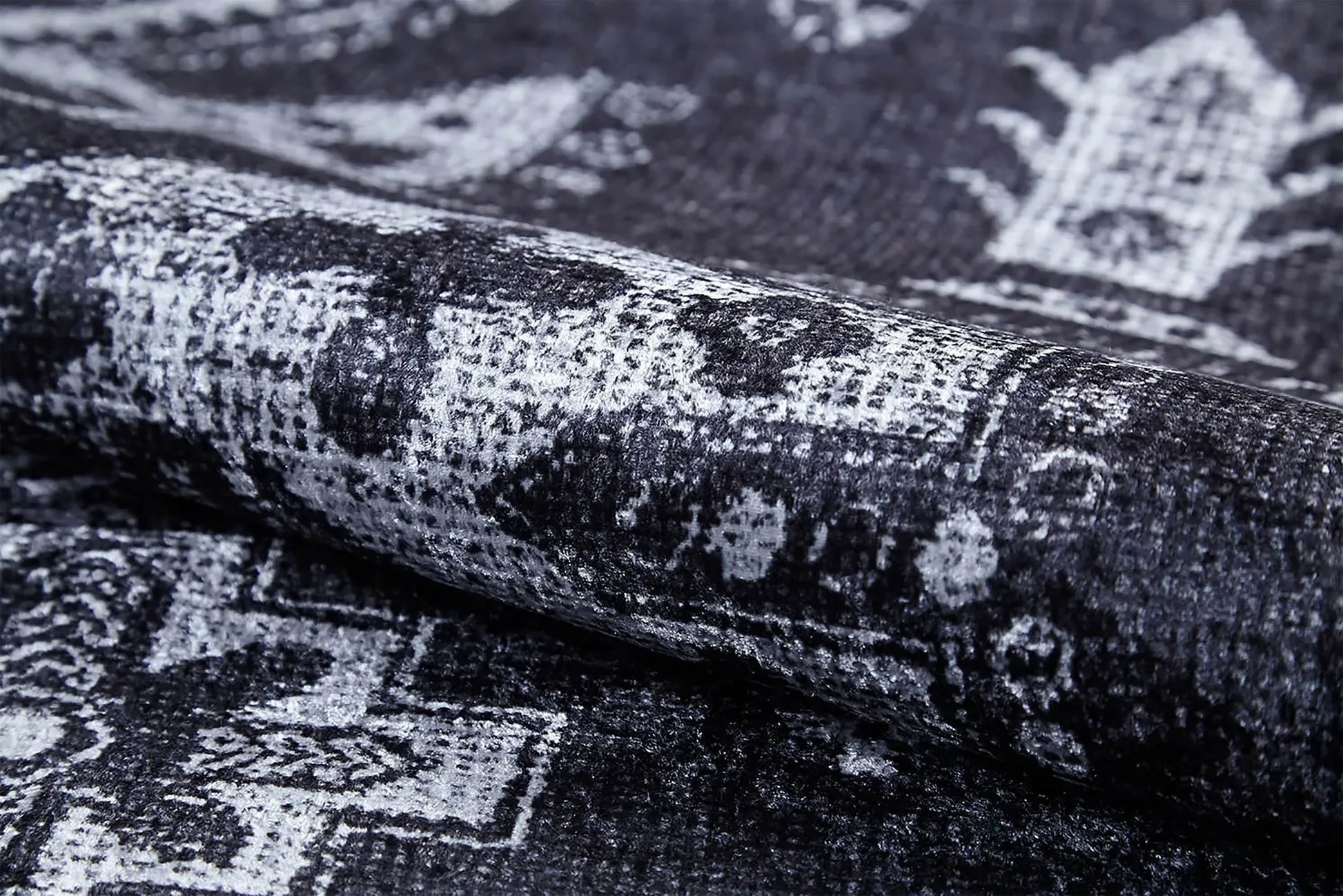 Koyu Gri Oryantal Madalyon Halı-Pera Halı