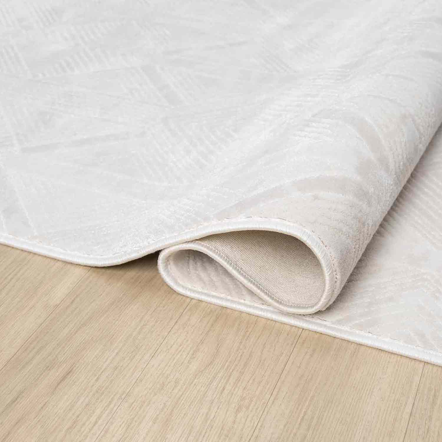 Krem Bej Geometrik Etnik Modern Halı-Pera Halı