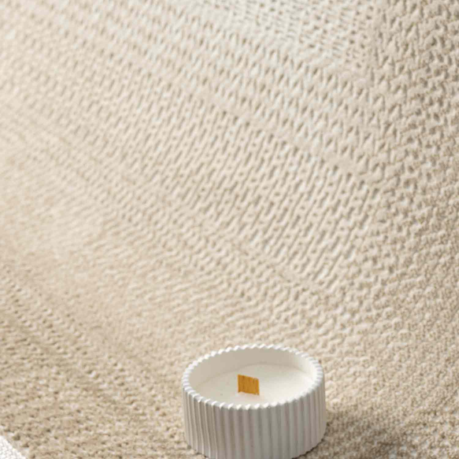 Krem Bej Gradien Bordürlü Modern Halı-Pera Halı