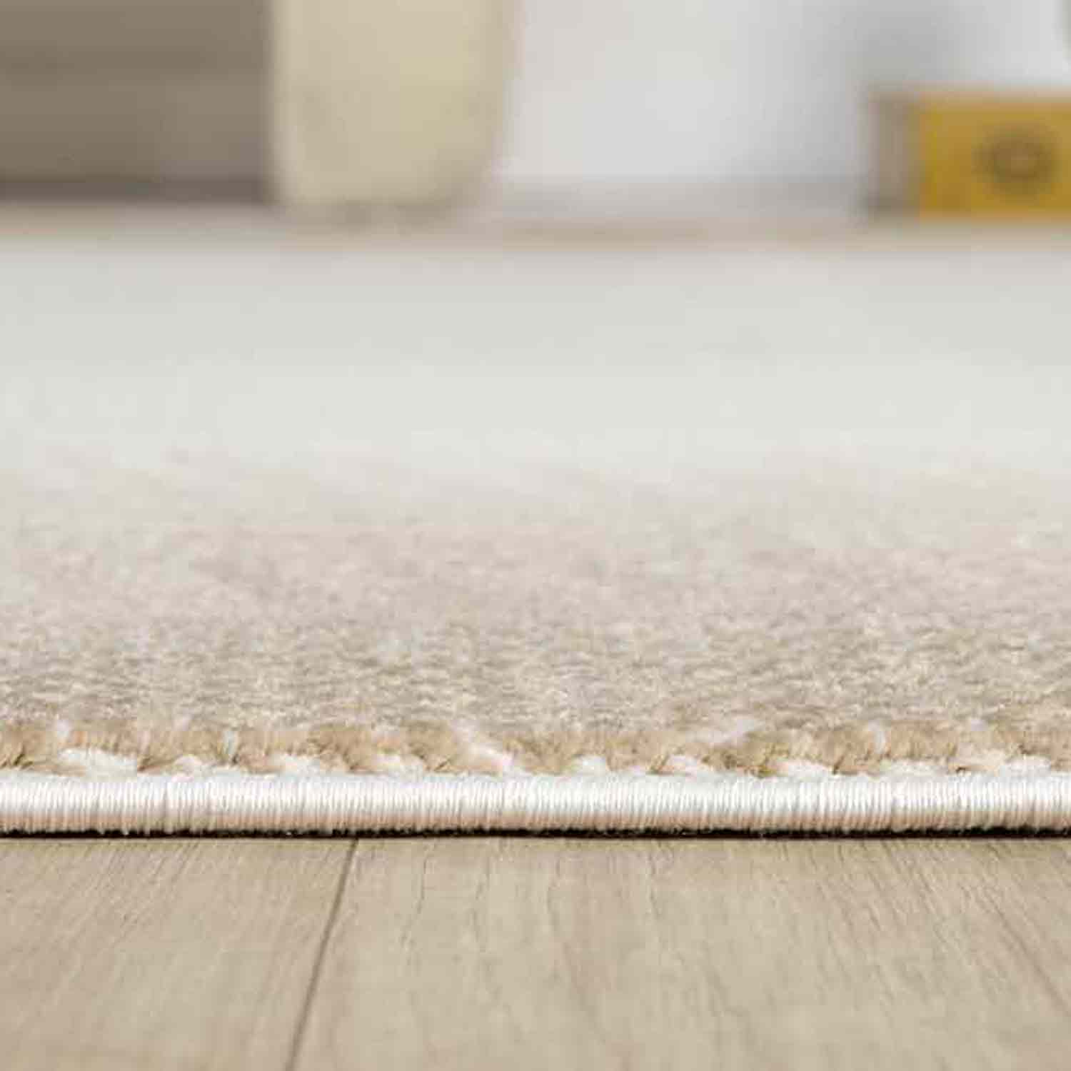 Krem Bej Gradien Bordürlü Modern Halı-Pera Halı