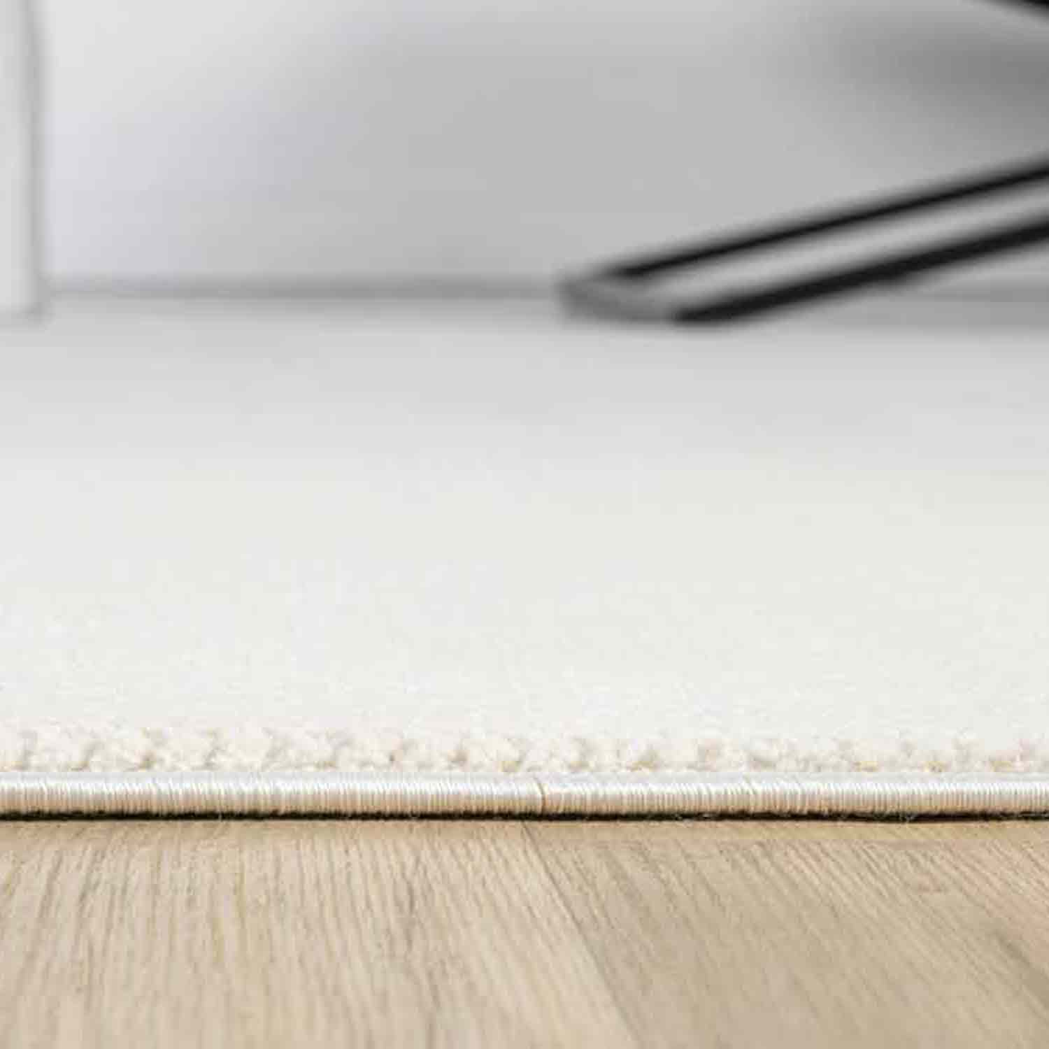 Krem Beyaz Sade Modern Halı-Pera Halı