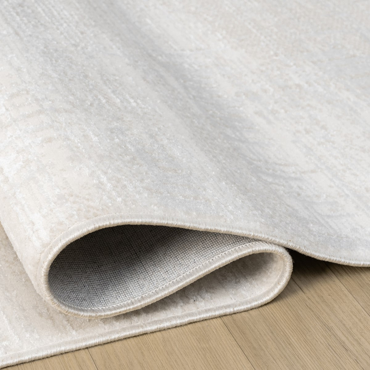 Krem BeyazSoyut Çizgisel Modern Halı-Pera Halı