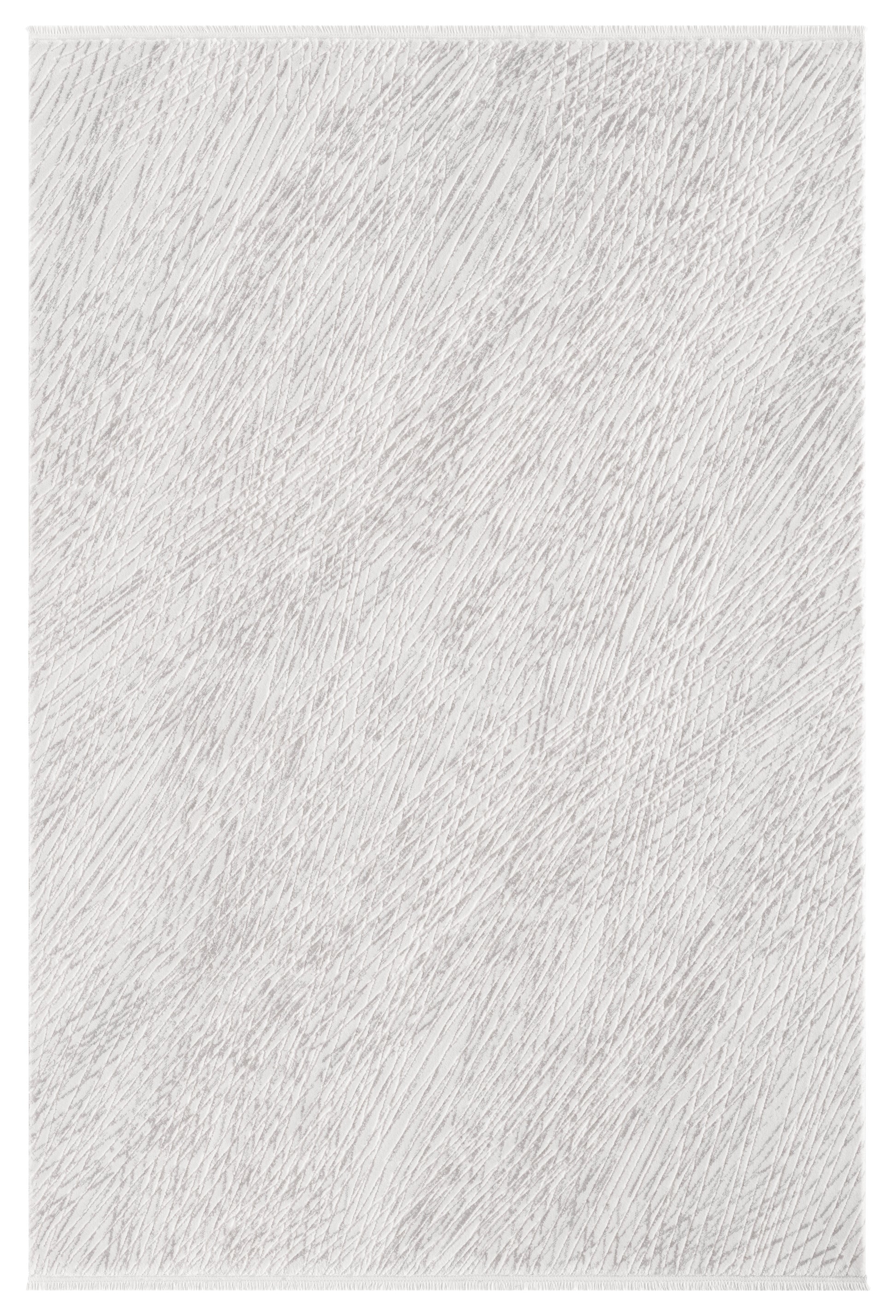 Krem Gri Soyut Çizgili Modern Halı-Pera Halı