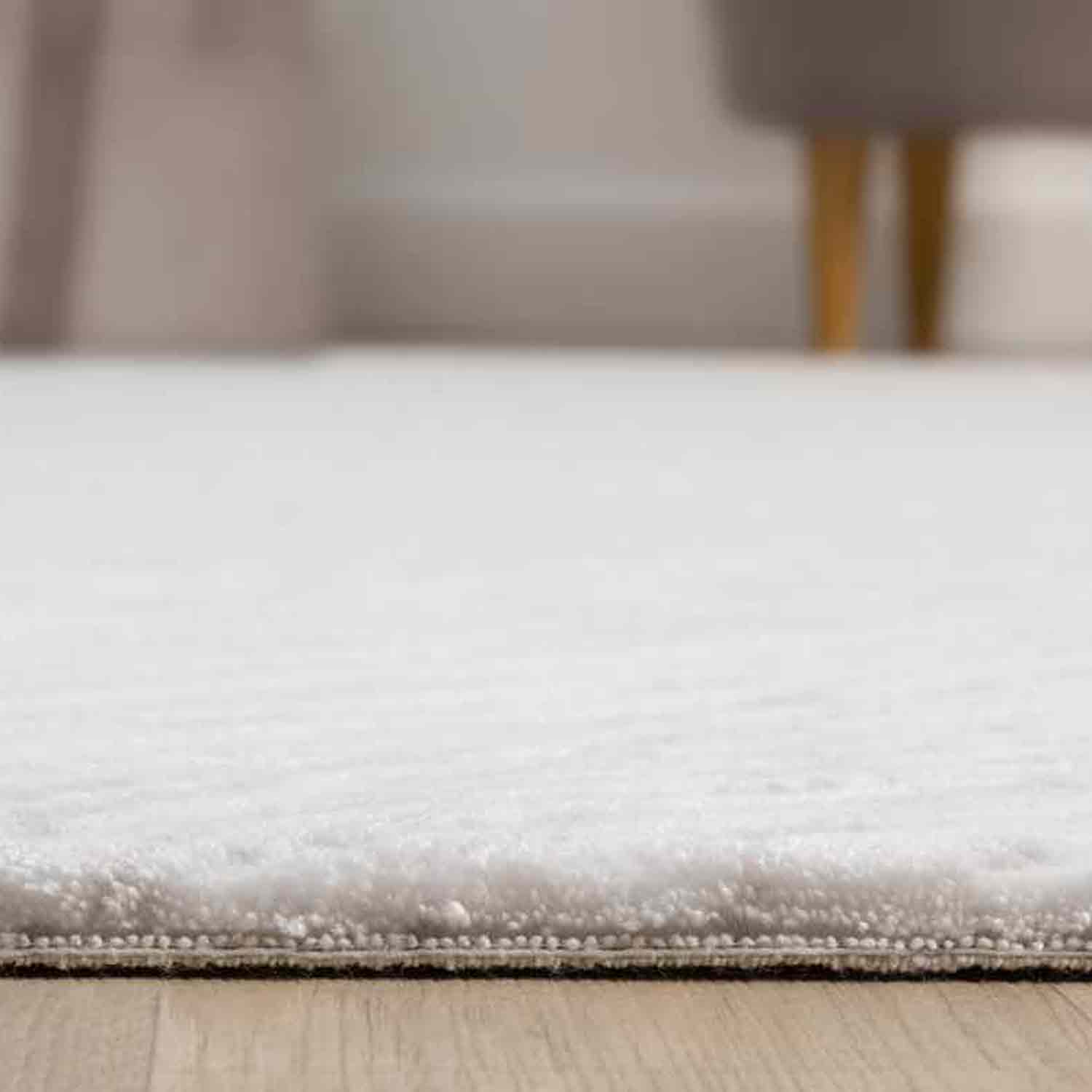 Krem Gri Soyut Çizgili Modern Halı-Pera Halı